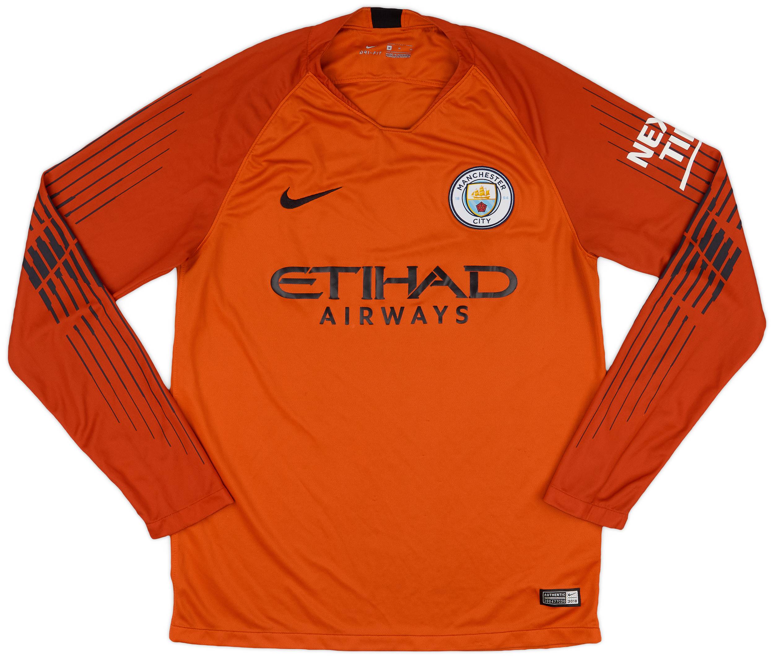 2018-19 Manchester City GK Home Shirt - 5/10 - (M)