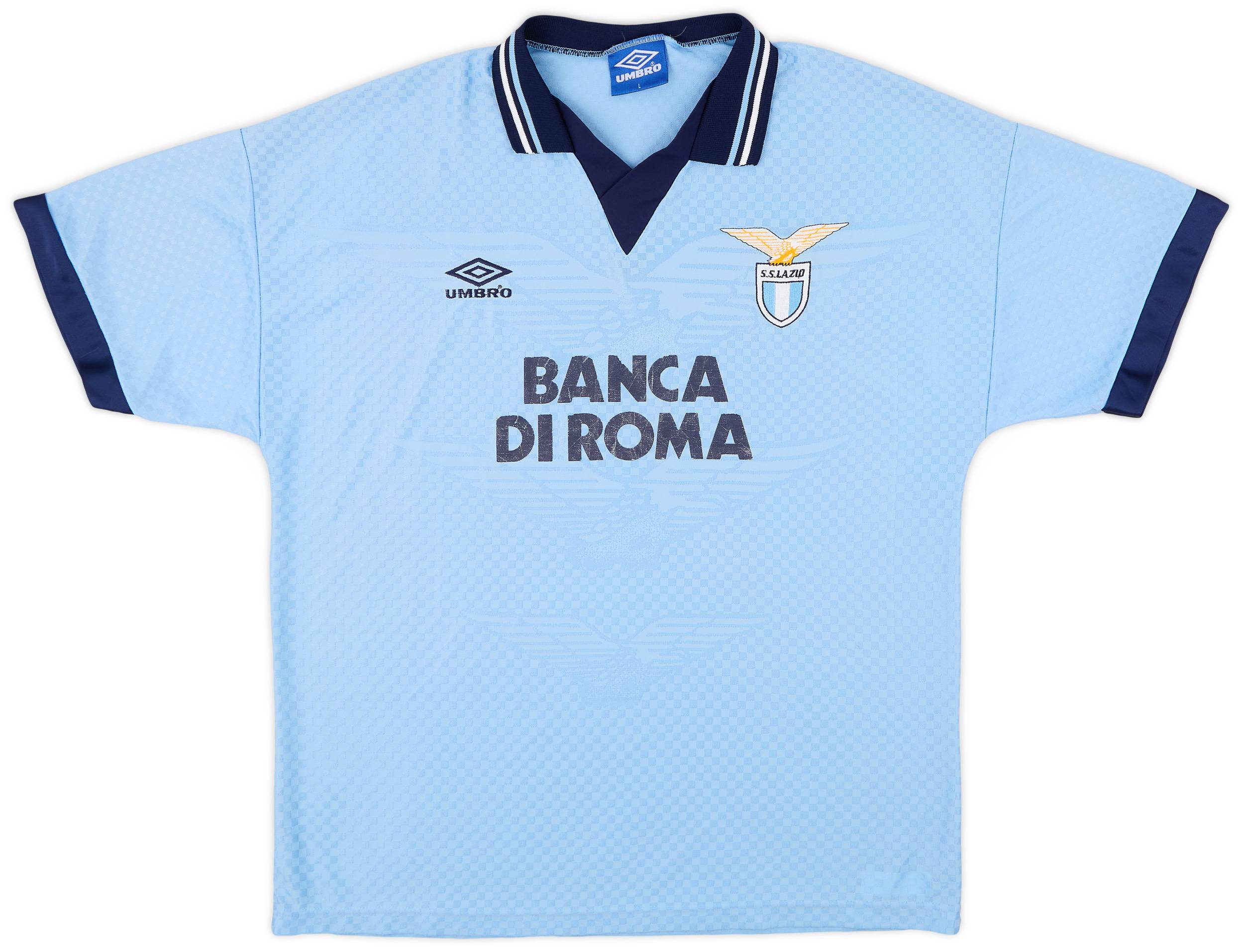 1995-96 Lazio Home Shirt - 7/10 - (L)