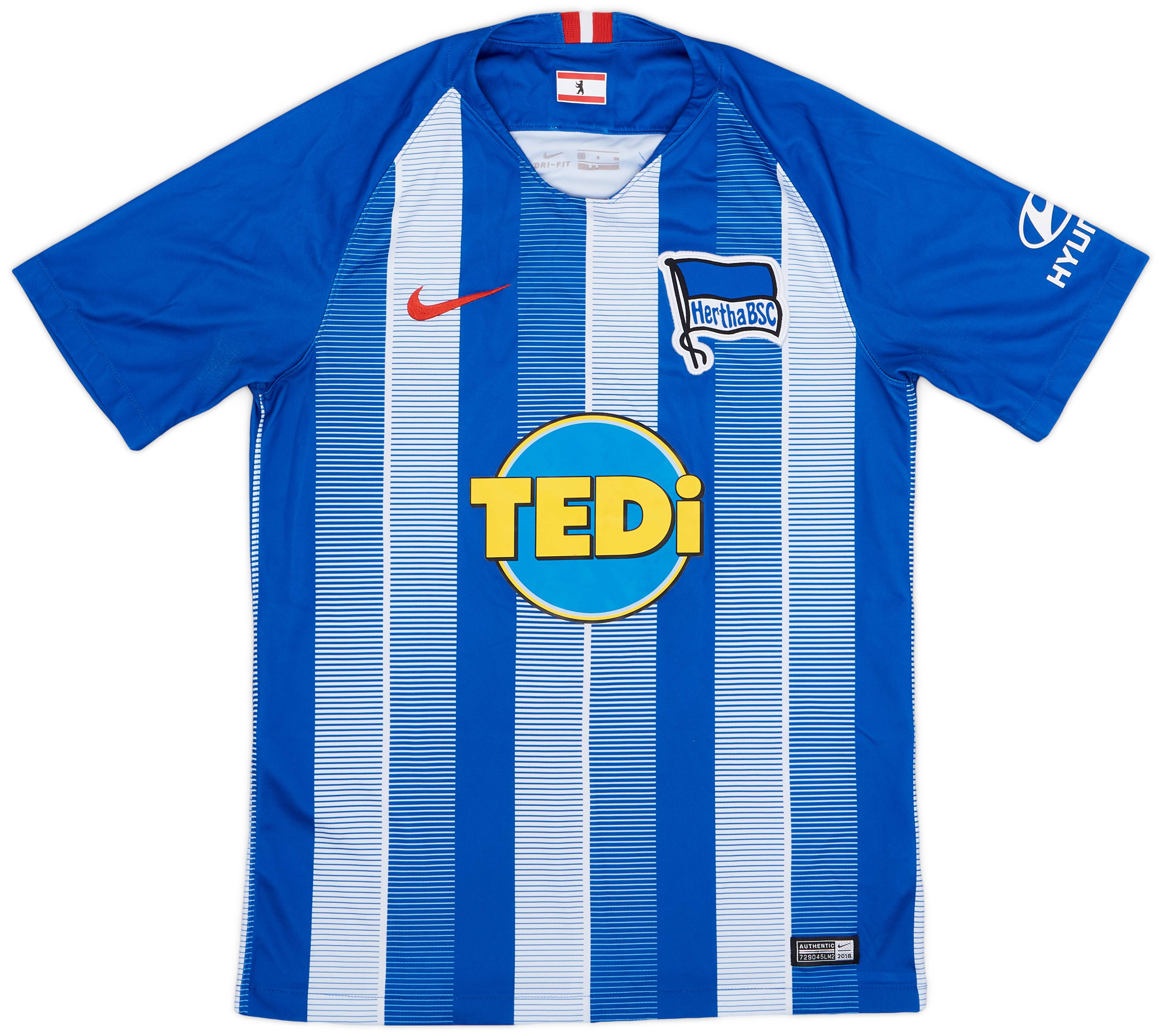 2018-19 Hertha Berlin Home Shirt - 8/10 - (S)