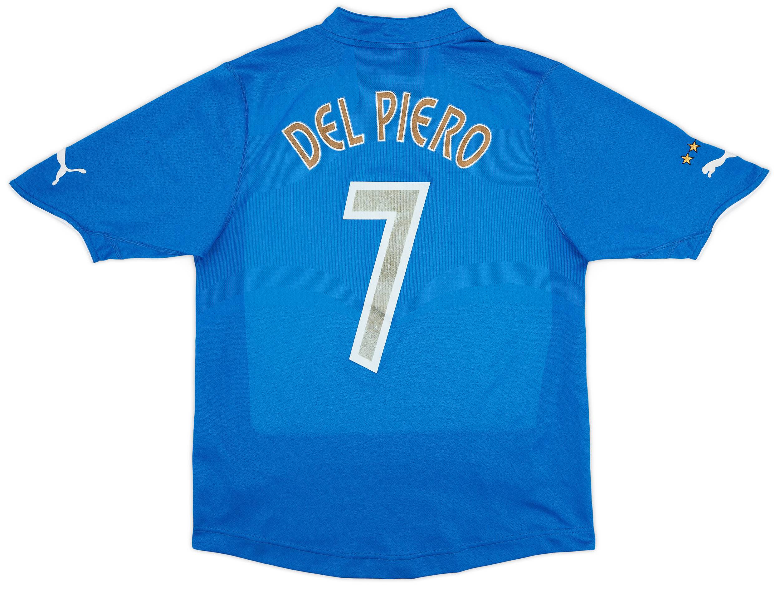 その他サービス | 福利厚生 Home Italy 2003-04 Shirt (M) - 6/10 - #7 Piero Del その他