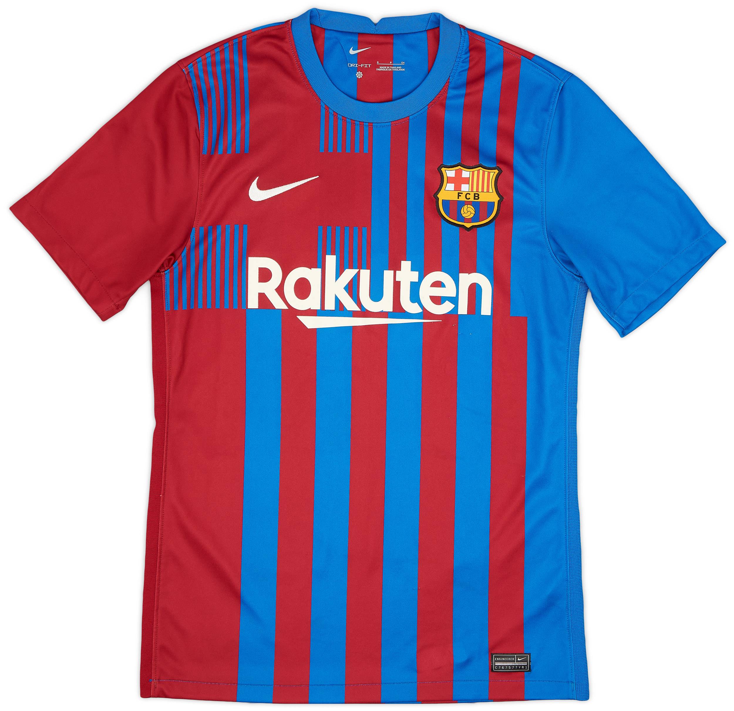2021-22 Barcelona Home Shirt - 8/10 - (S)