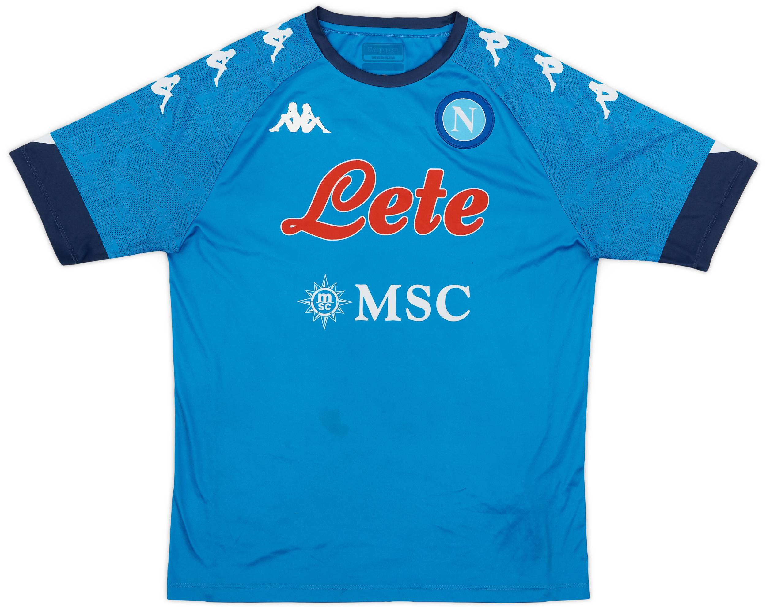 2020-21 Napoli Basic Home Shirt - 7/10 - (M)