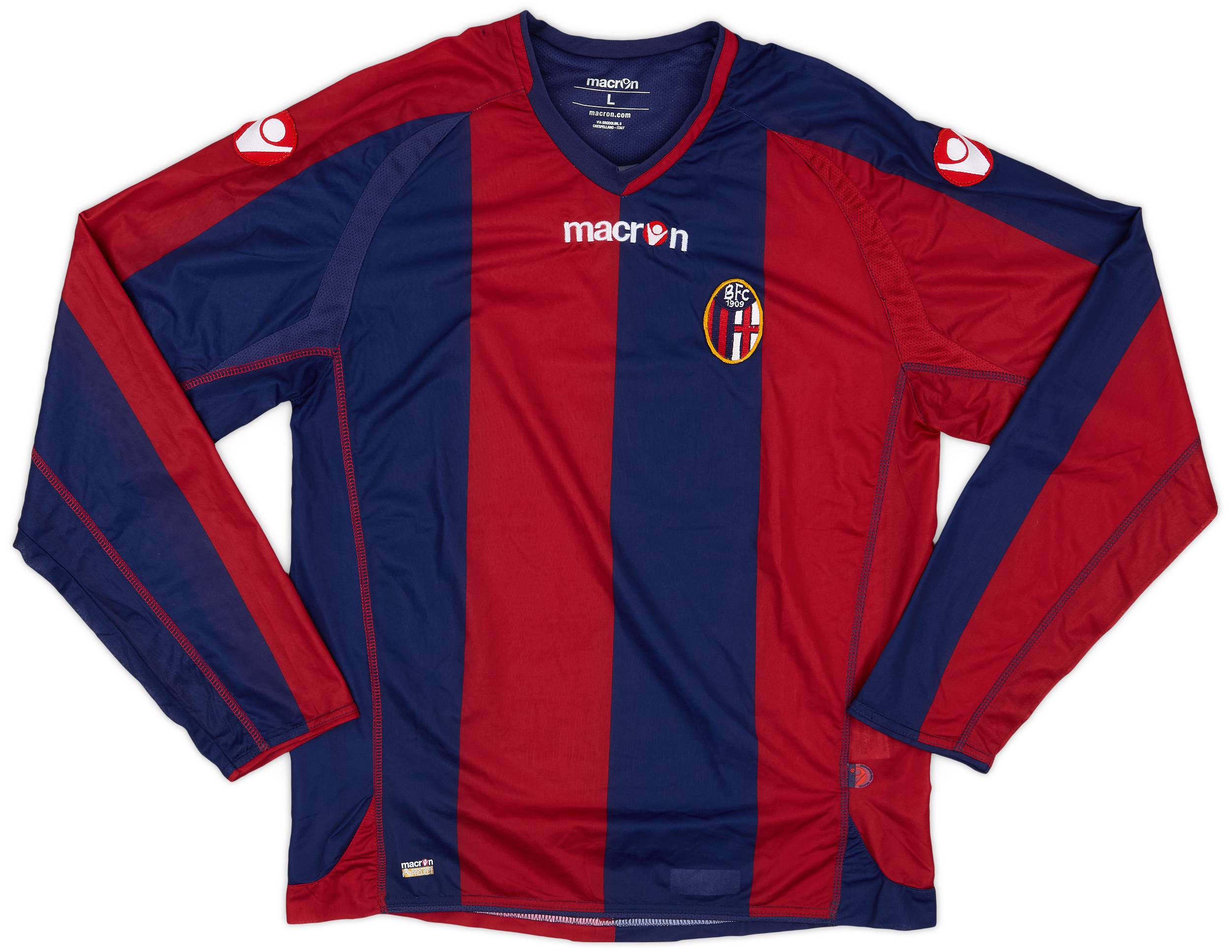 2006-07 Bologna Home L/S Shirt - 8/10 - (L)