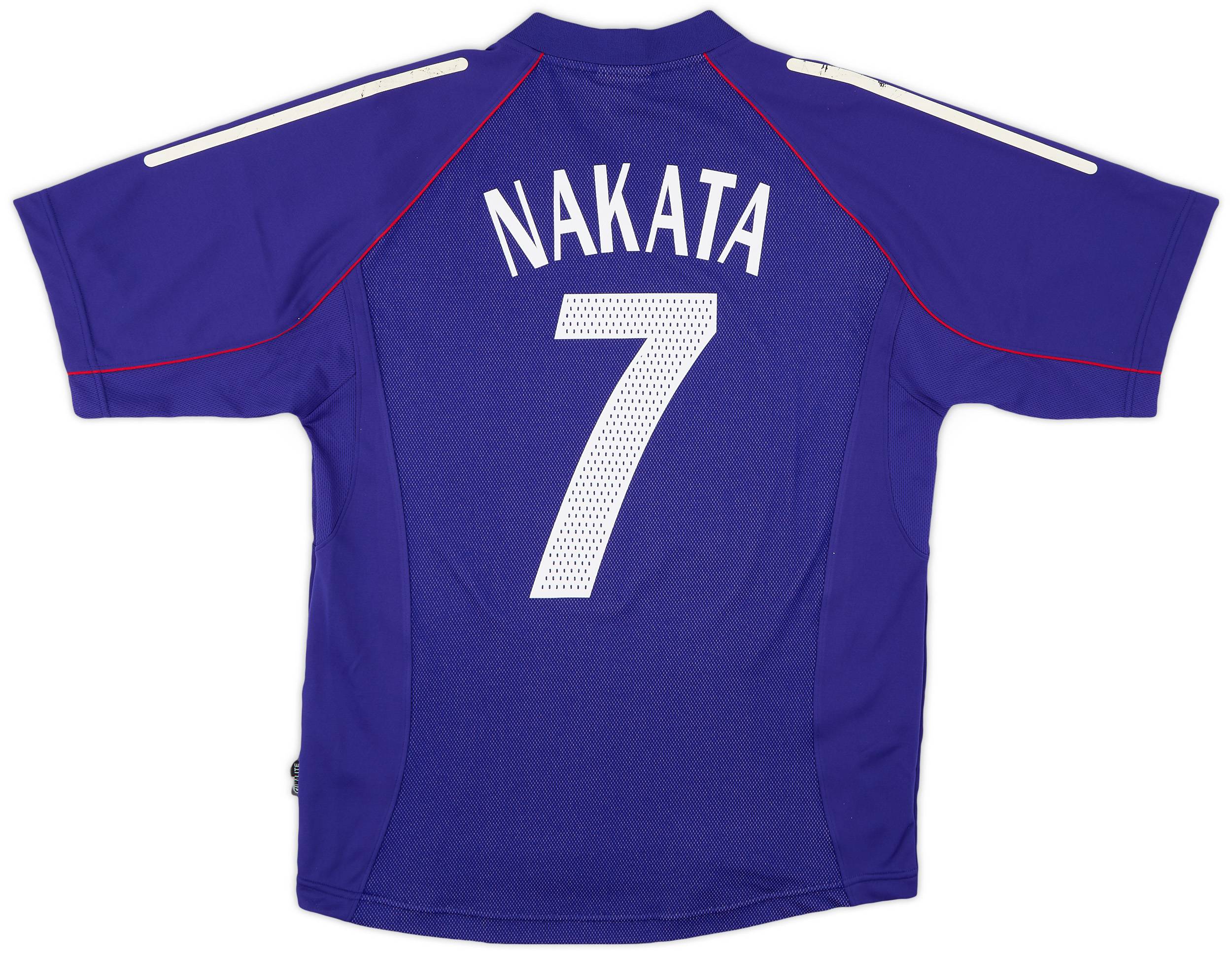 2002年adidas 日本代表 サッカーシャツ 7番NAKATA 2002-04 Japan Home Shirt Nakata #7 (M)