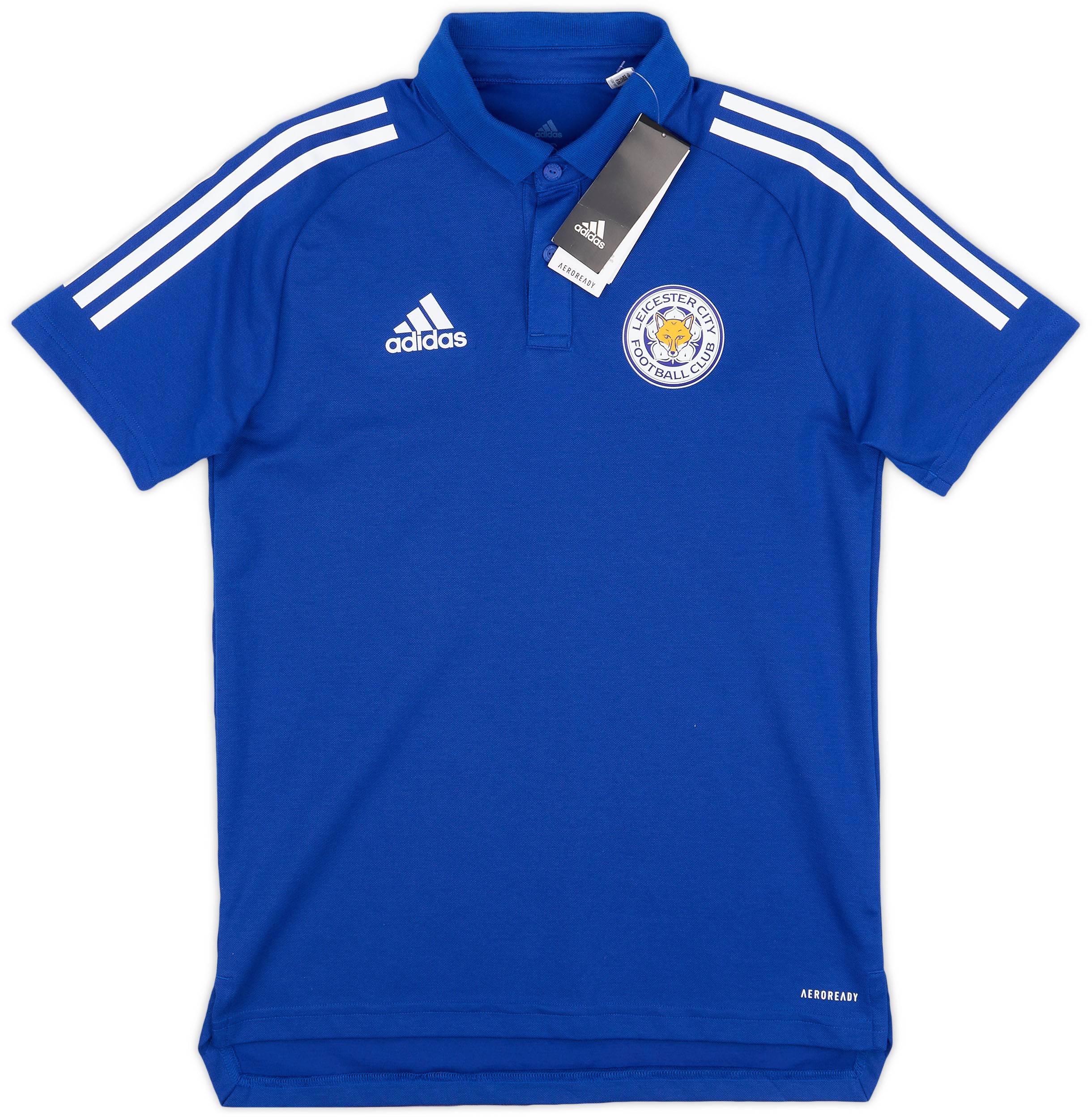 2020-21 Leicester adidas Polo T-Shirt (XS)