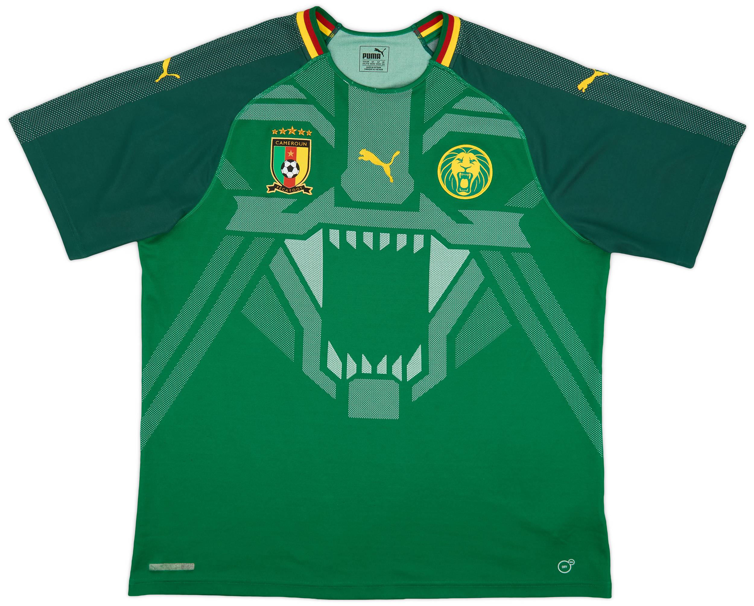2018-19 Cameroon Home Shirt - 8/10 - (XXL)