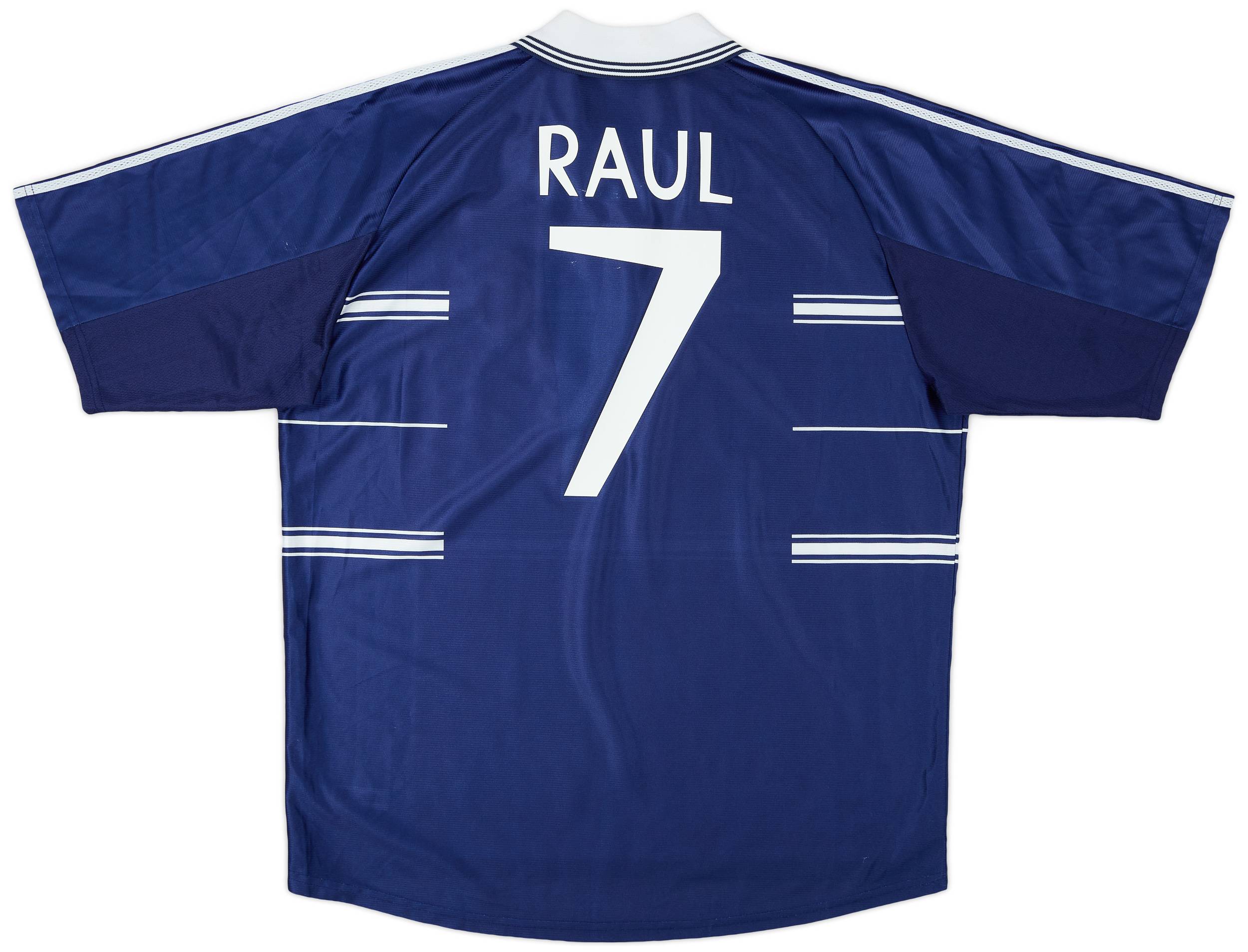 1998-99 Real Madrid Away Shirt Raul #7 (XL)