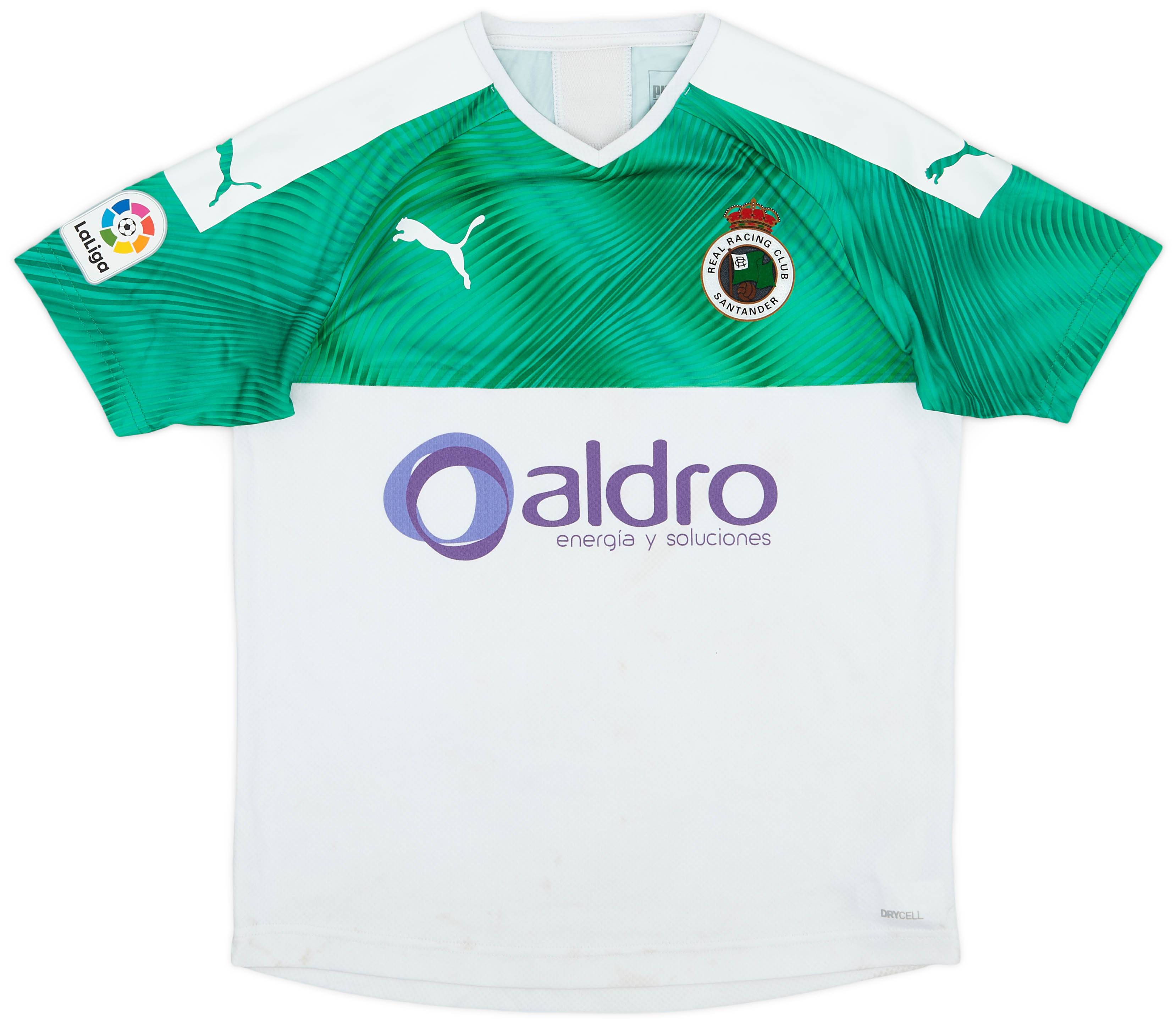 2019-20 Racing Santander Home Shirt - 6/10 - (L.Boys)