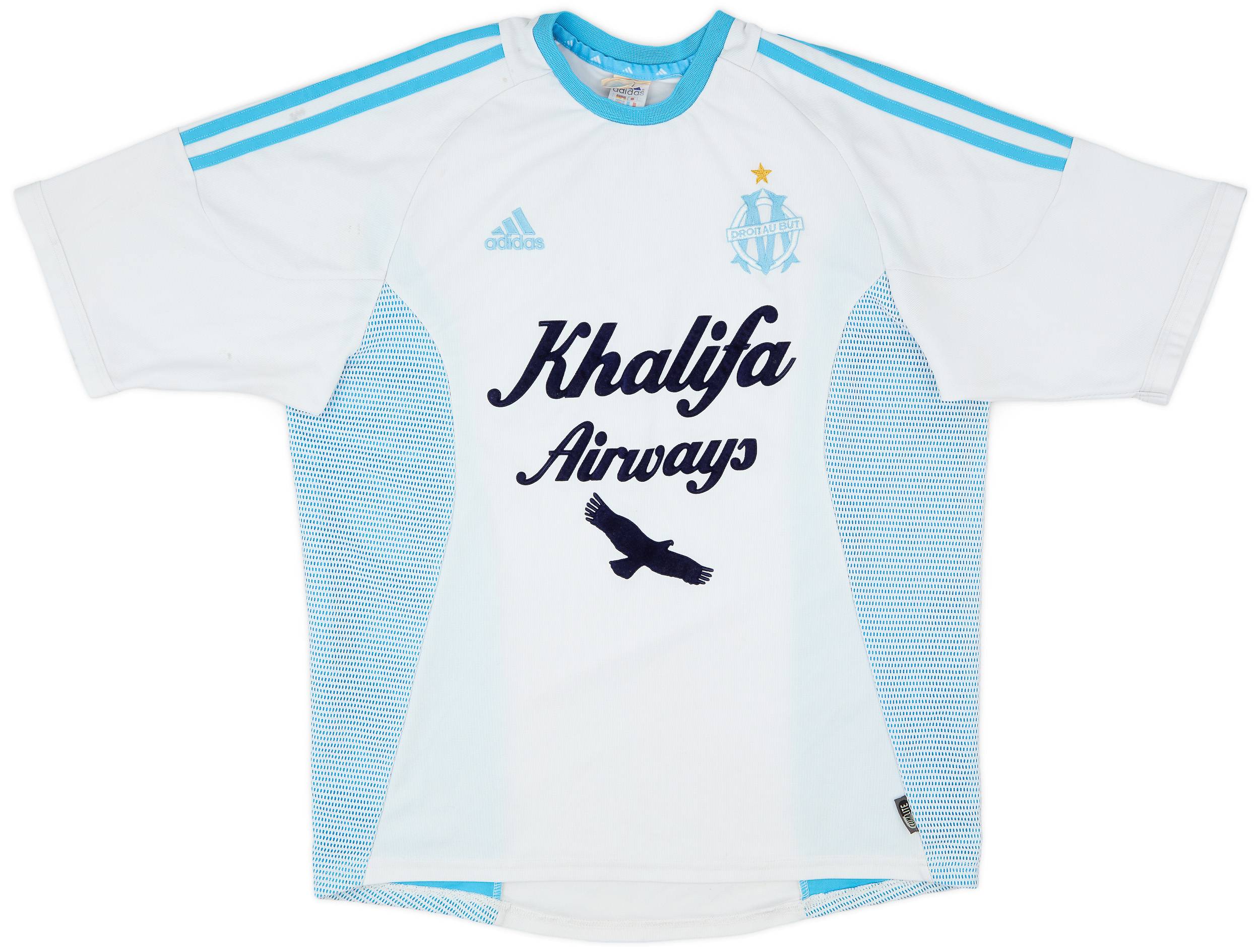 2002-03 Olympique Marseille Home Shirt - 6/10 - (L)