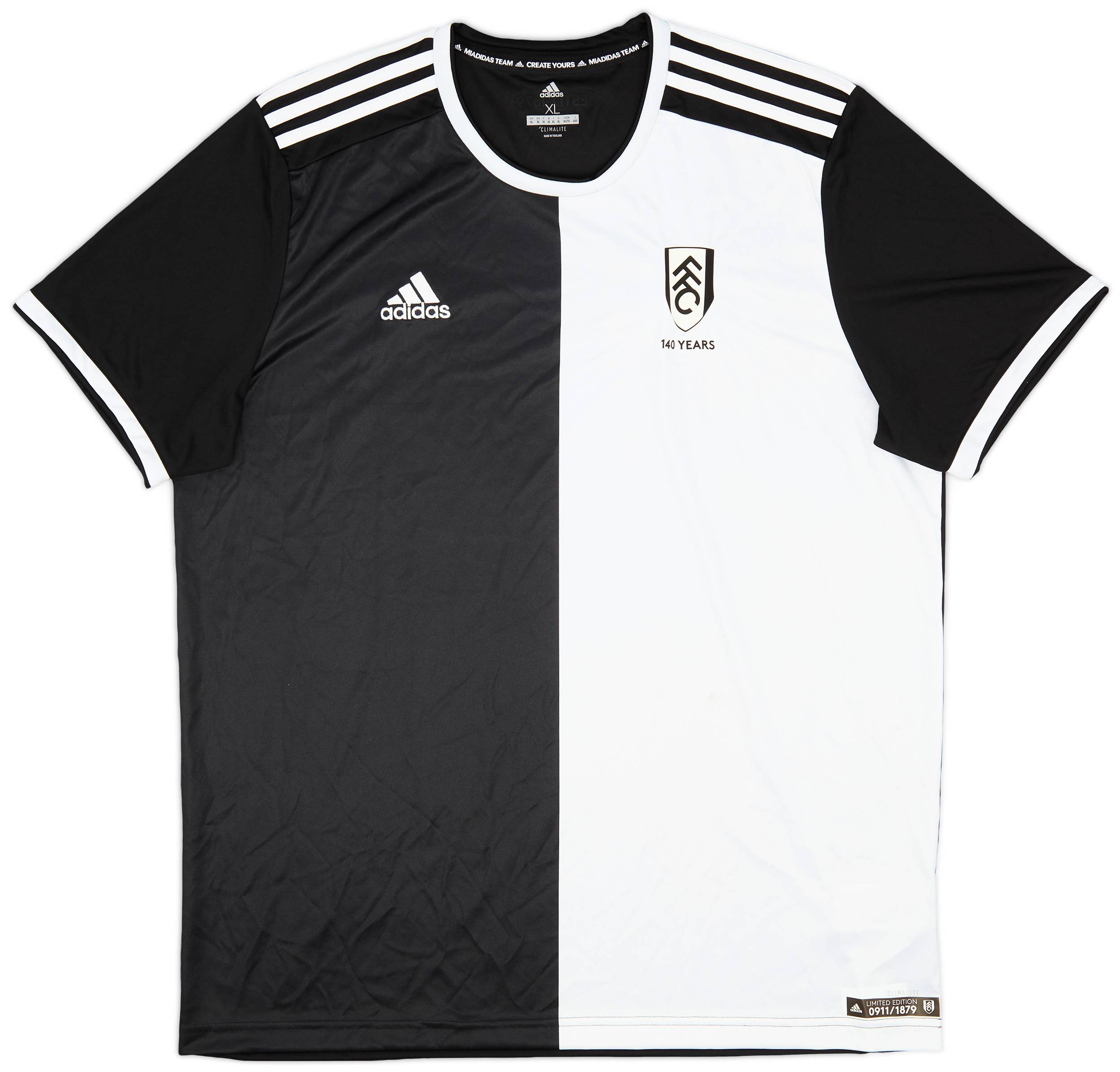 2018-19 Fulham Limited Edition &#039;140 Years&#039; Anniversary Shirt - 8/10 - (XL)
