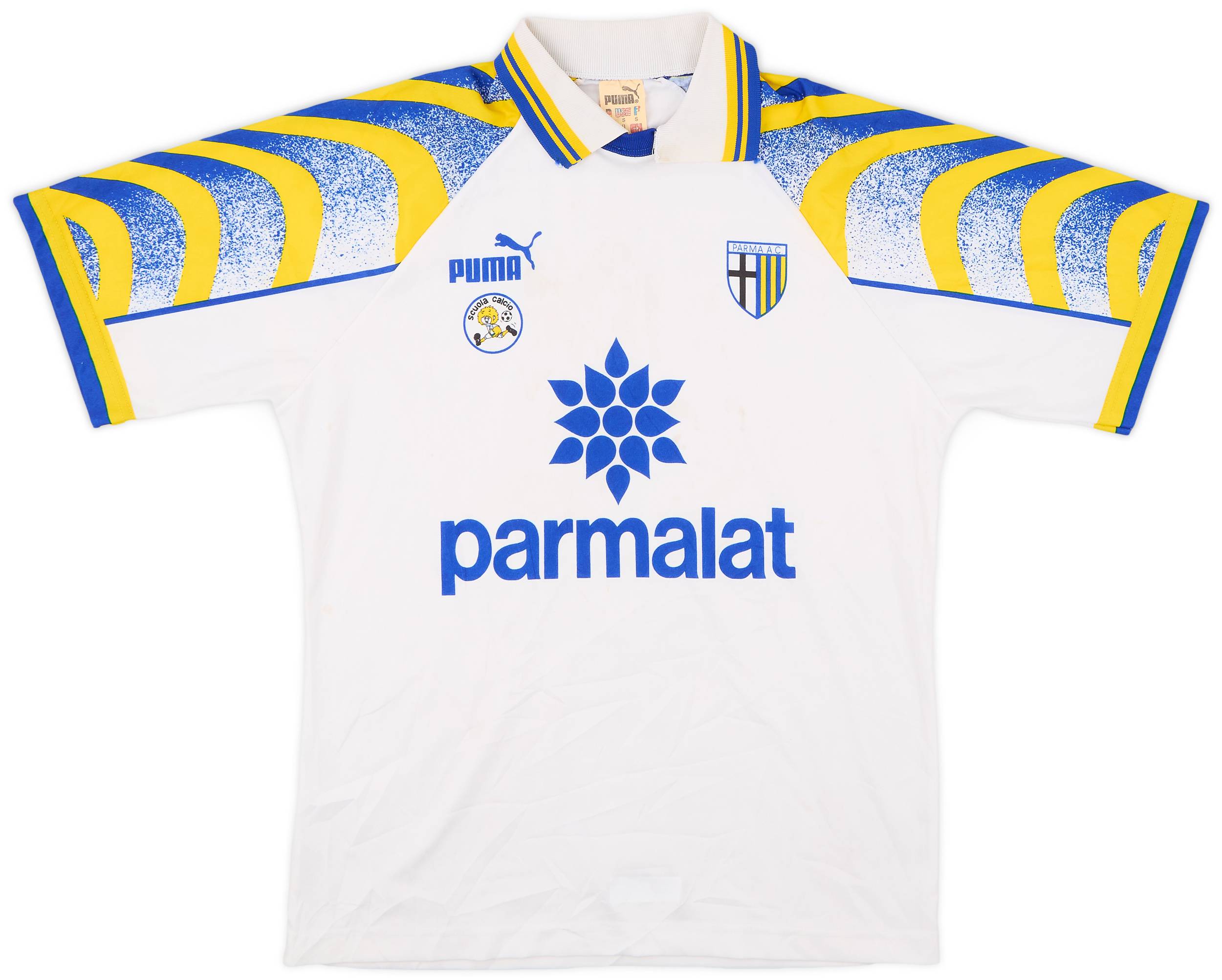 1995-97 Parma 'Scuola Calcio’ Basic Home Shirt - 7/10 - (S)