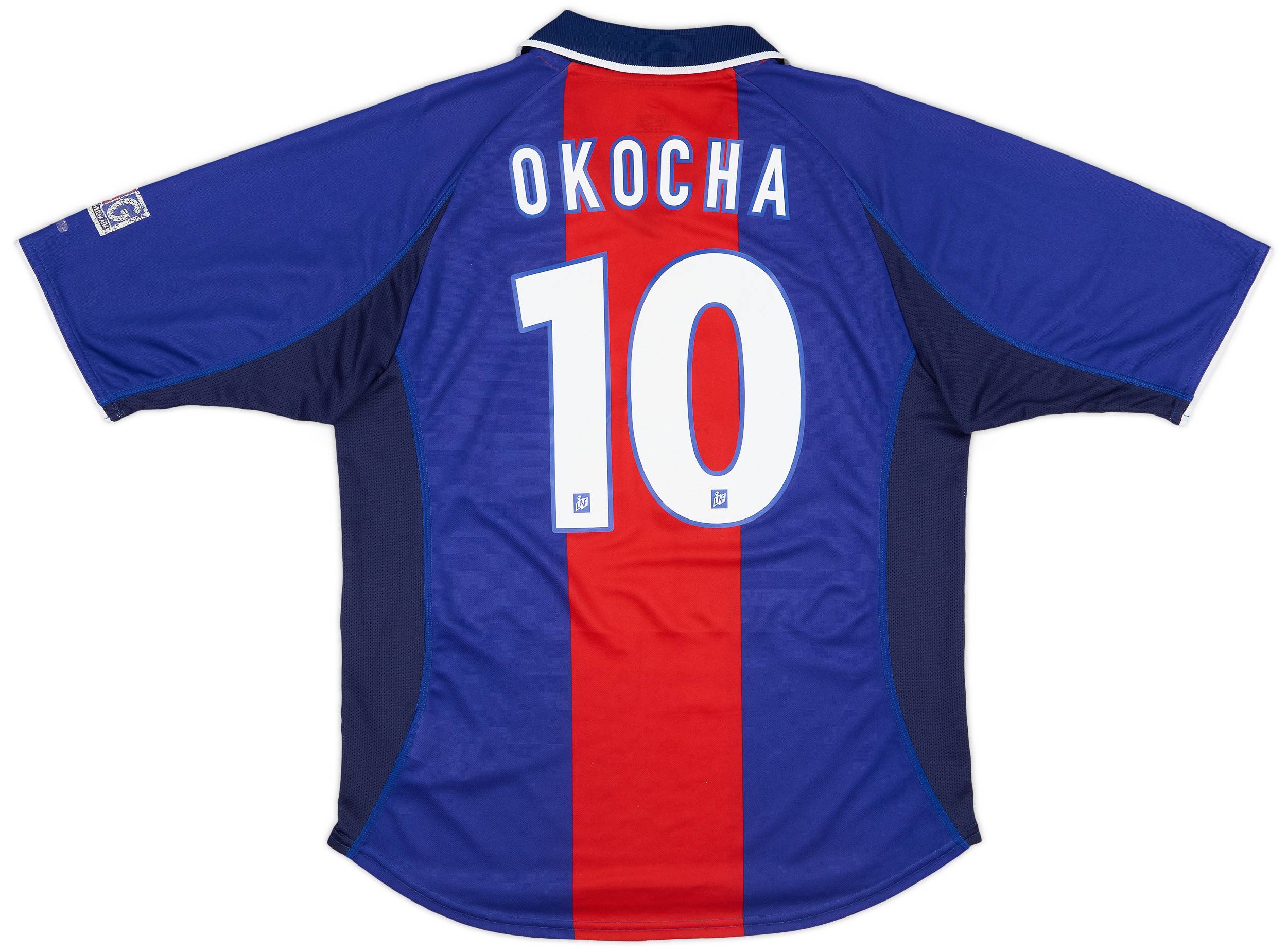 2000-01 Paris Saint-Germain Home Shirt Okocha #10 - 5/10 - (M)