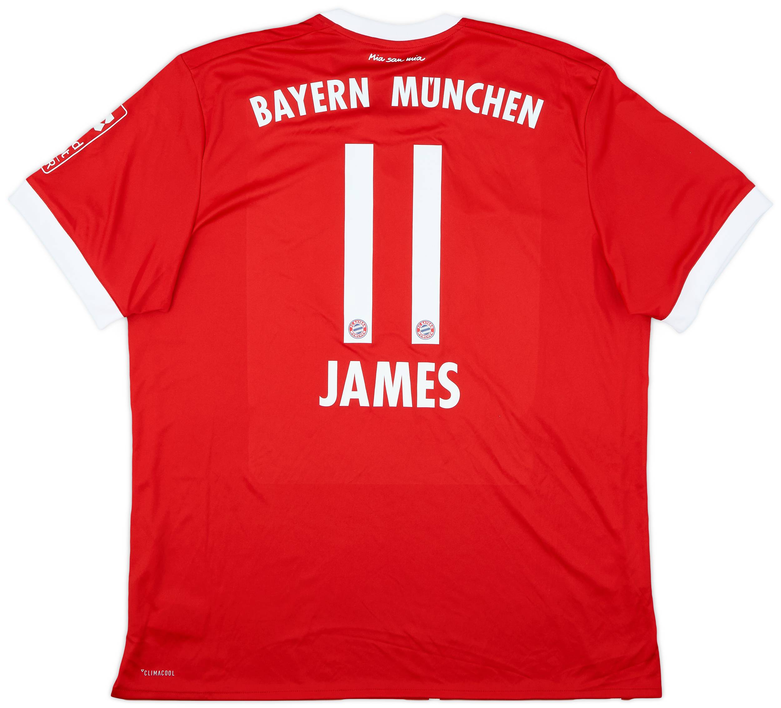2017-18 Bayern Munich Home Shirt James #11 - 10/10 - (XL)