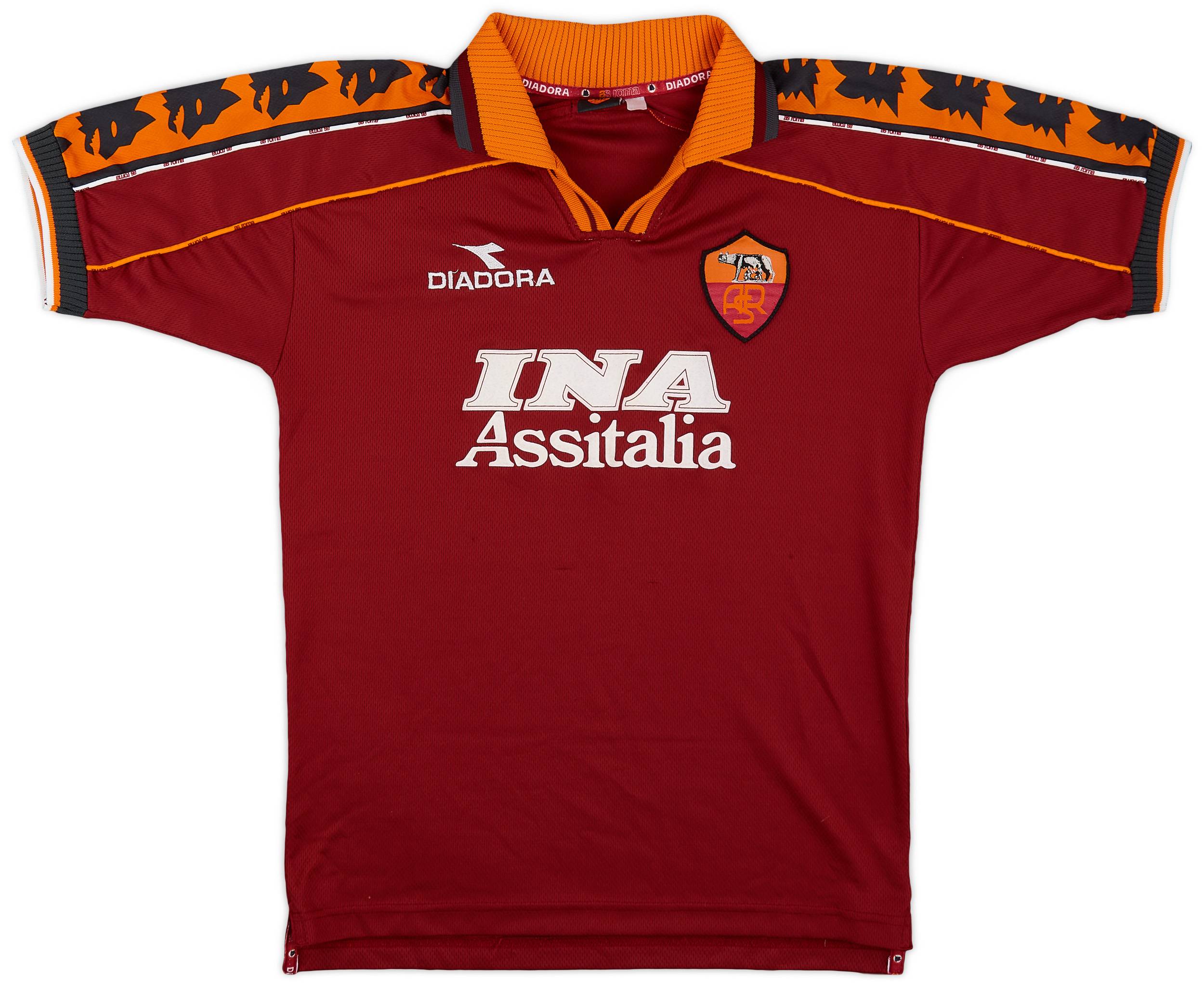 1998-99 Roma Home Shirt - 8/10 - (M)