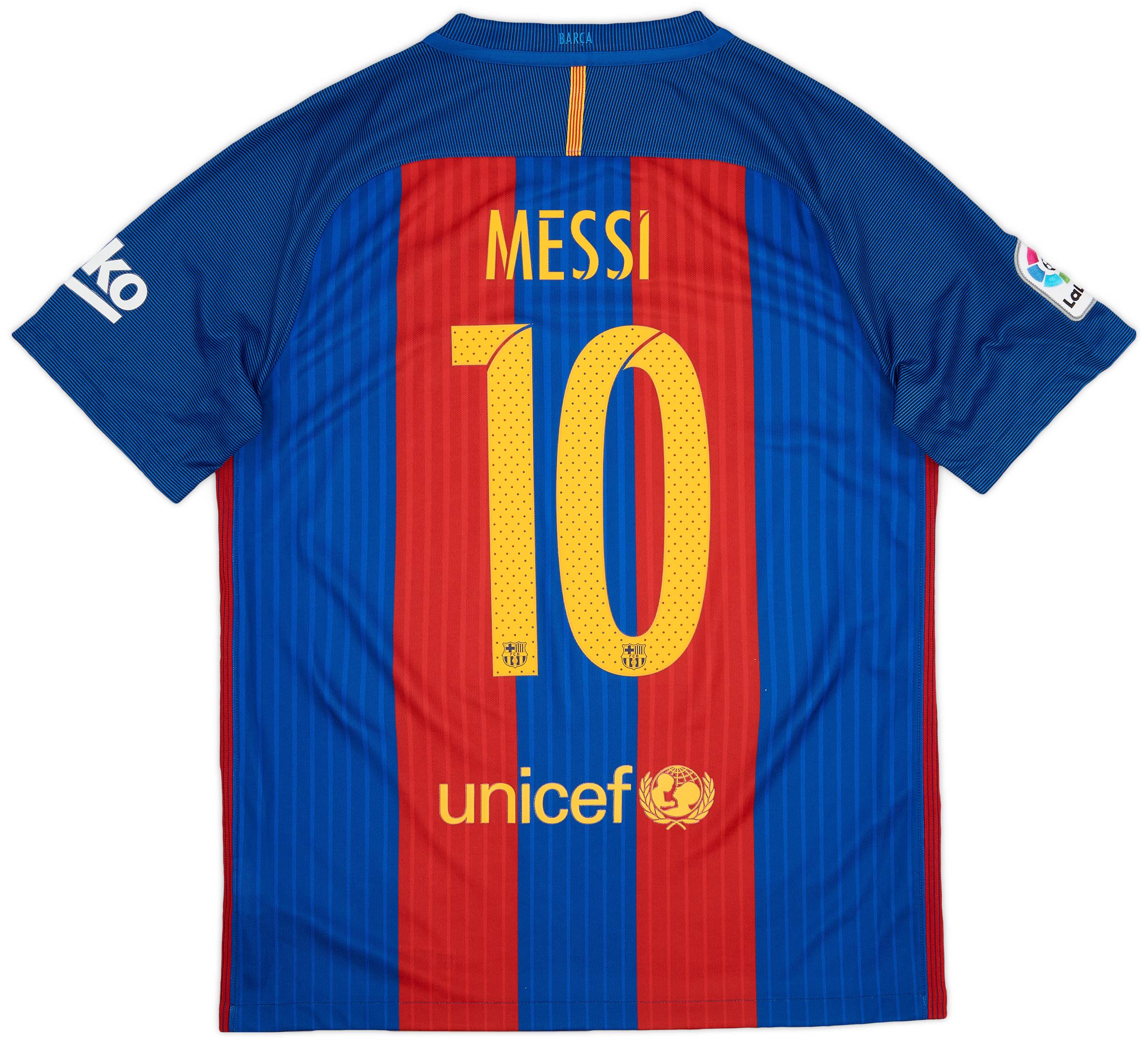 2016-17 Barcelona Home Shirt Messi #10 - 7/10 - (M)