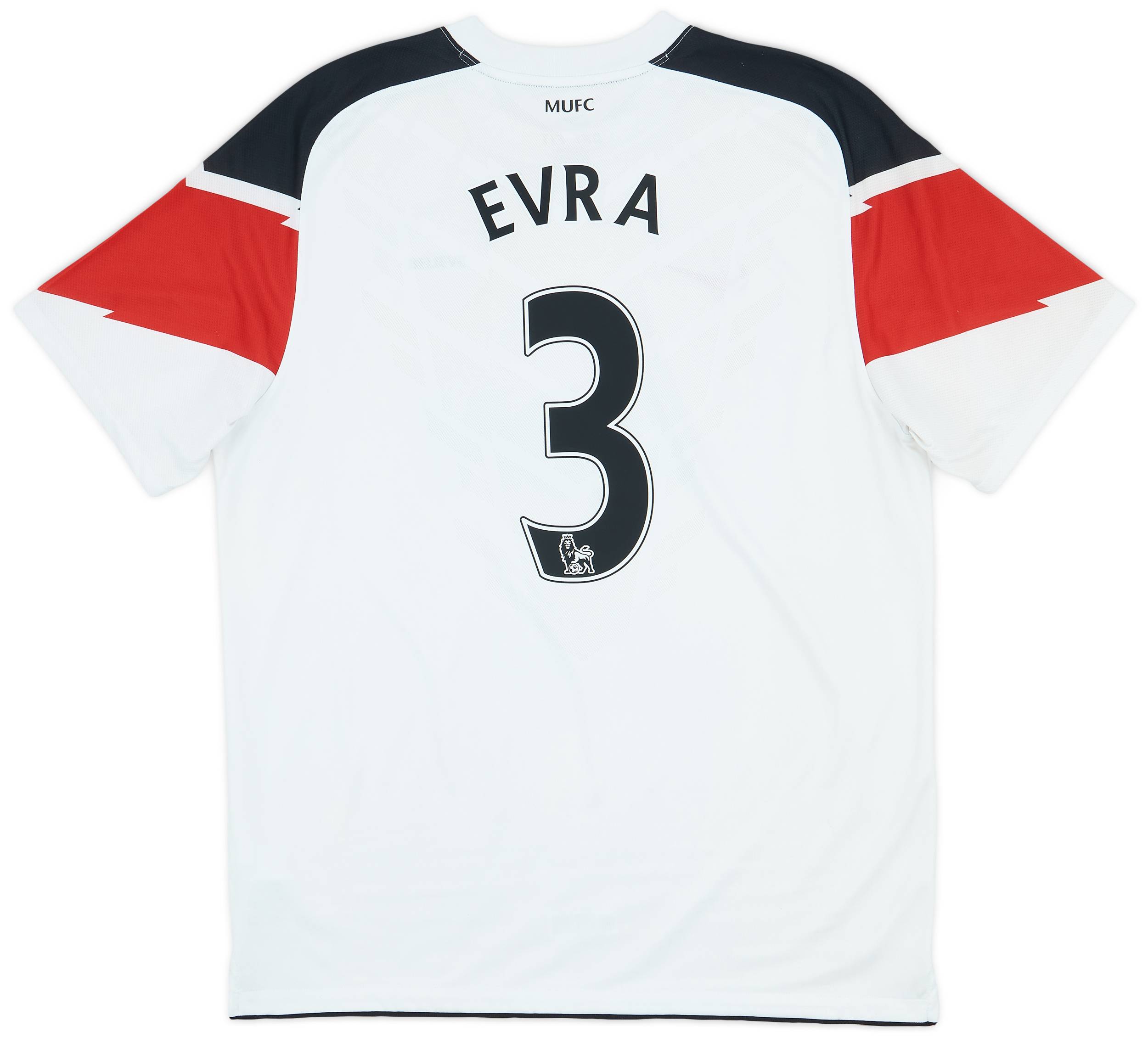 2010-12 Manchester United Away Shirt Evra #3 - 5/10 - (L)
