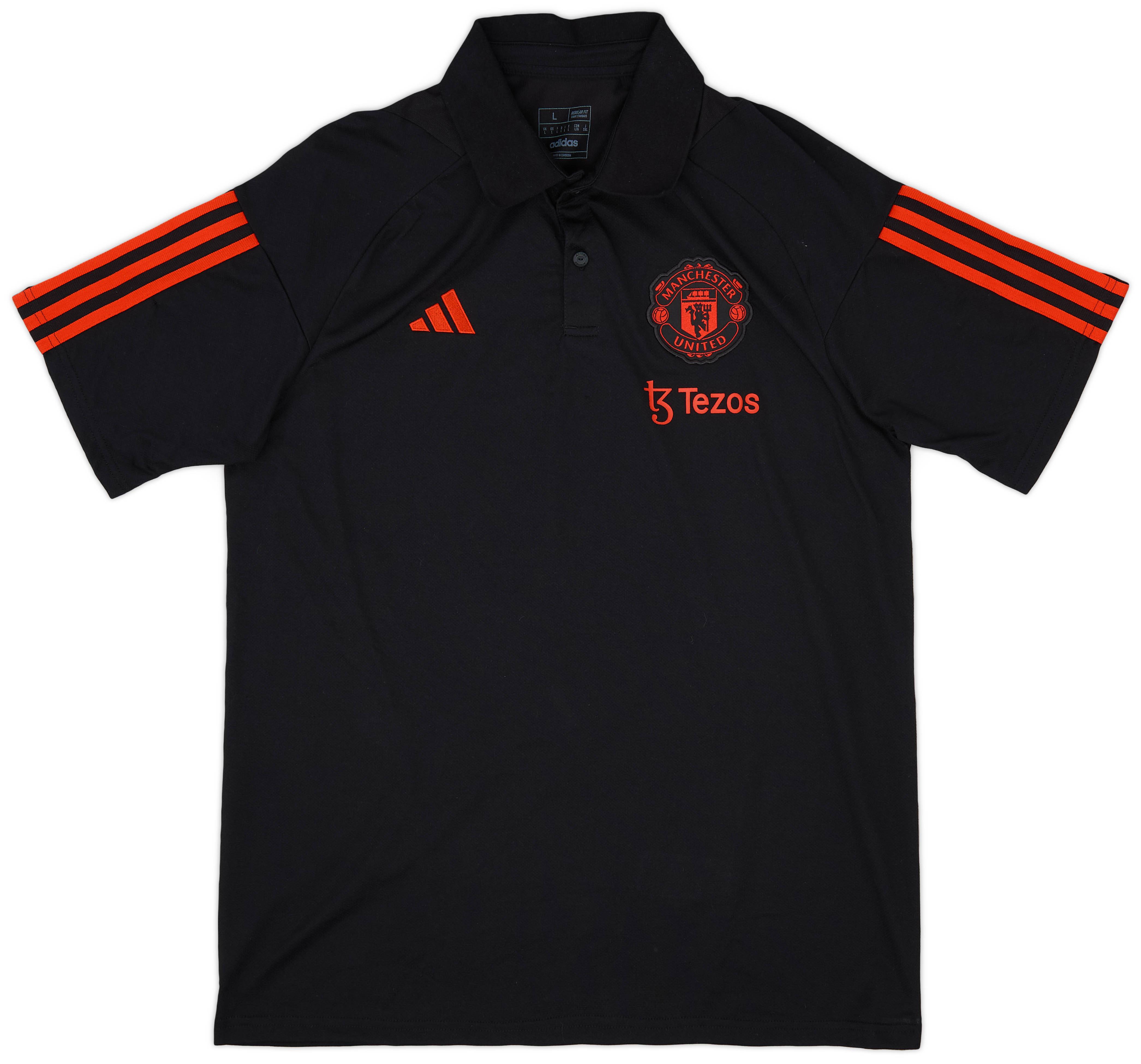 2023-24 Manchester United adidas Polo Shirt - 9/10 - (L)