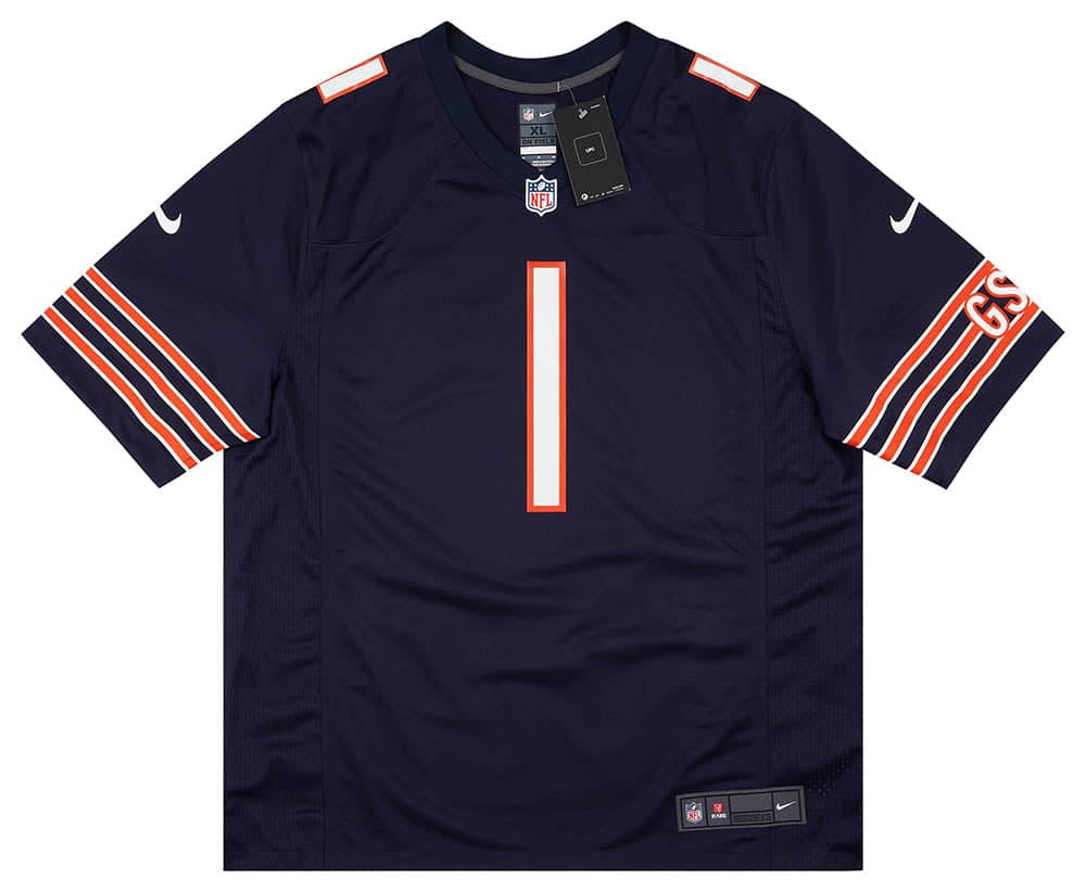 2021 23 Chicago Bears Fields 1 Nike Game Jersey Home XL W Tags