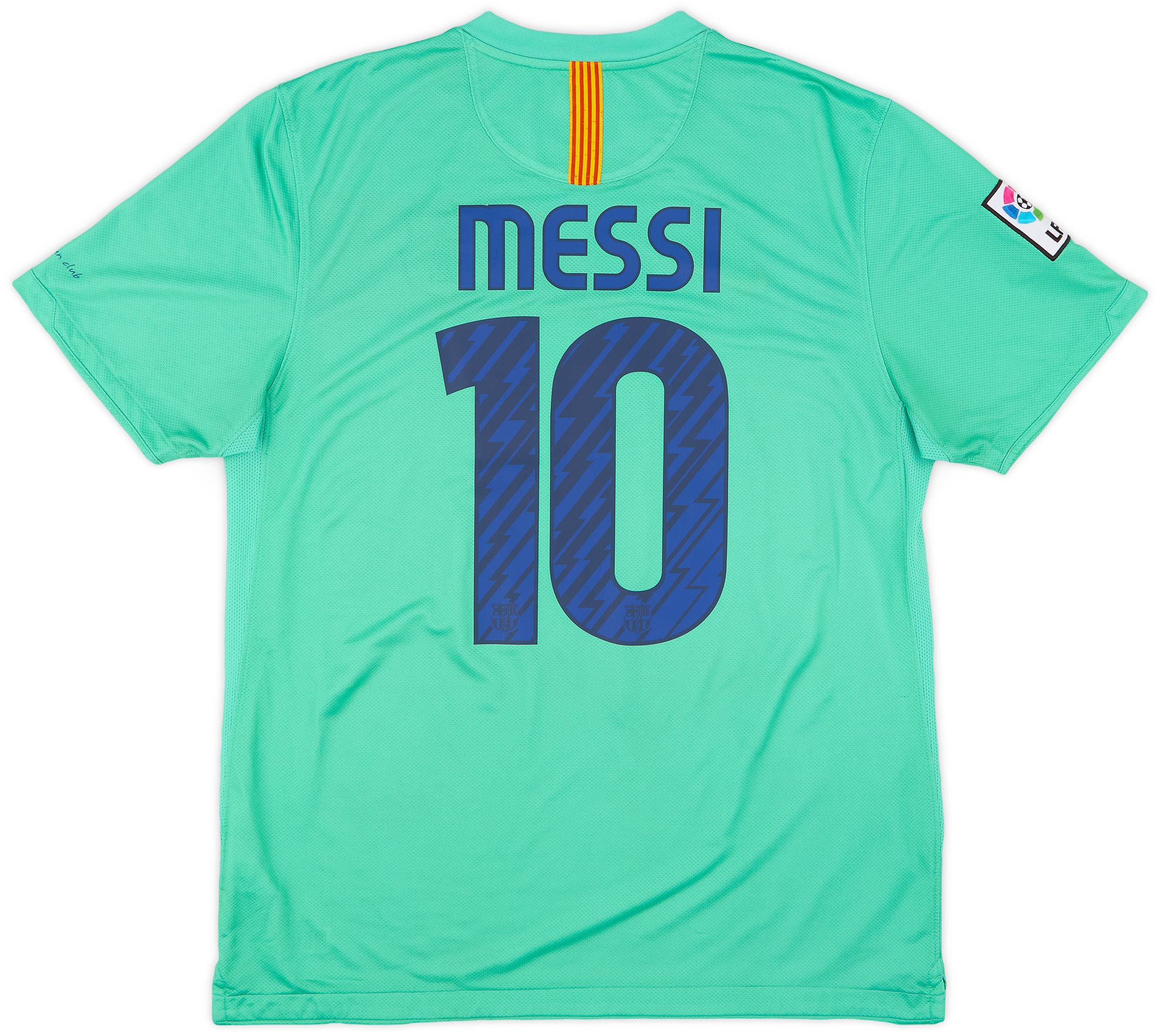 2010-11 Barcelona Away Shirt Messi #10 - 8/10 - (L)