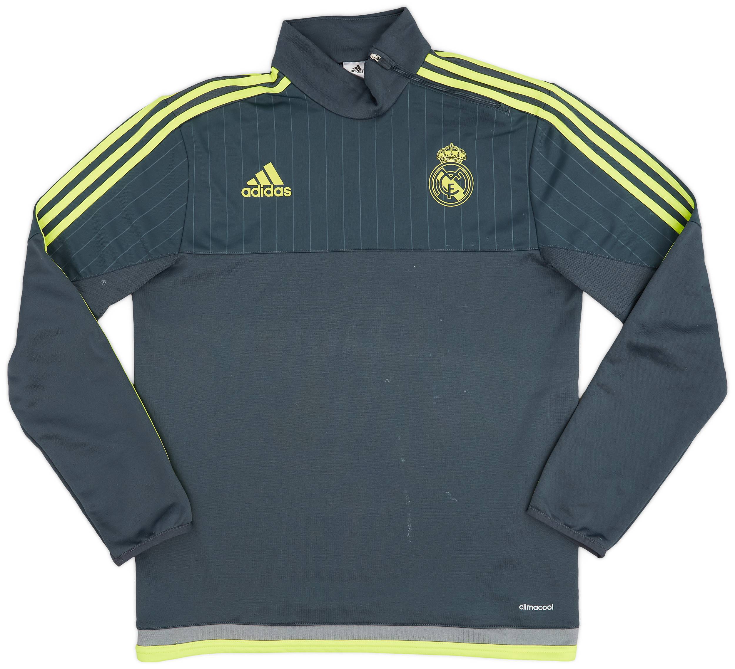 トップス R.M.A 2015-16 Real Madrid adidas 1/4 Zip Drill Top - 6/10 - (M)