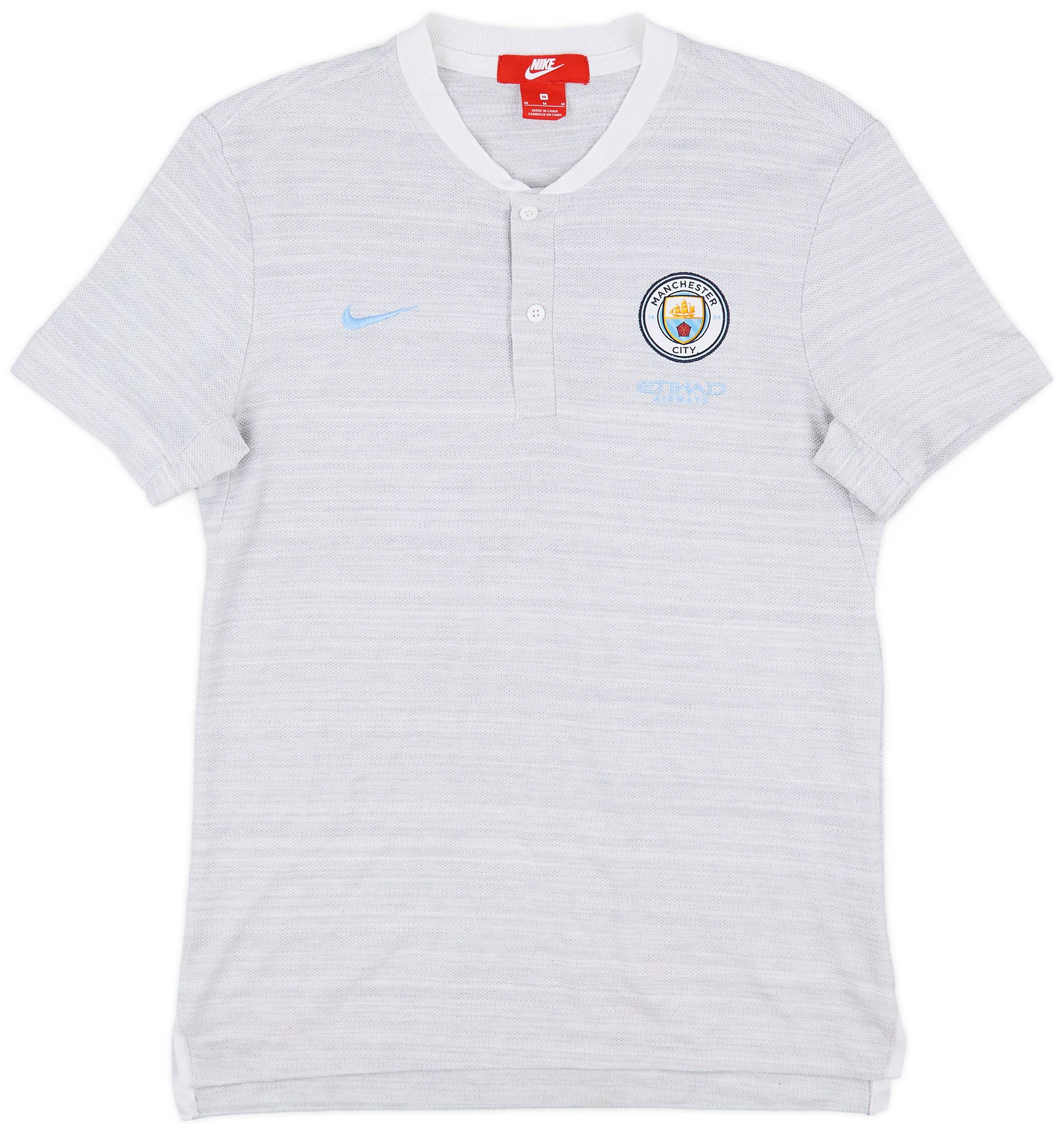2018-19 Manchester City Nike Polo Shirt - 8/10 - (M)