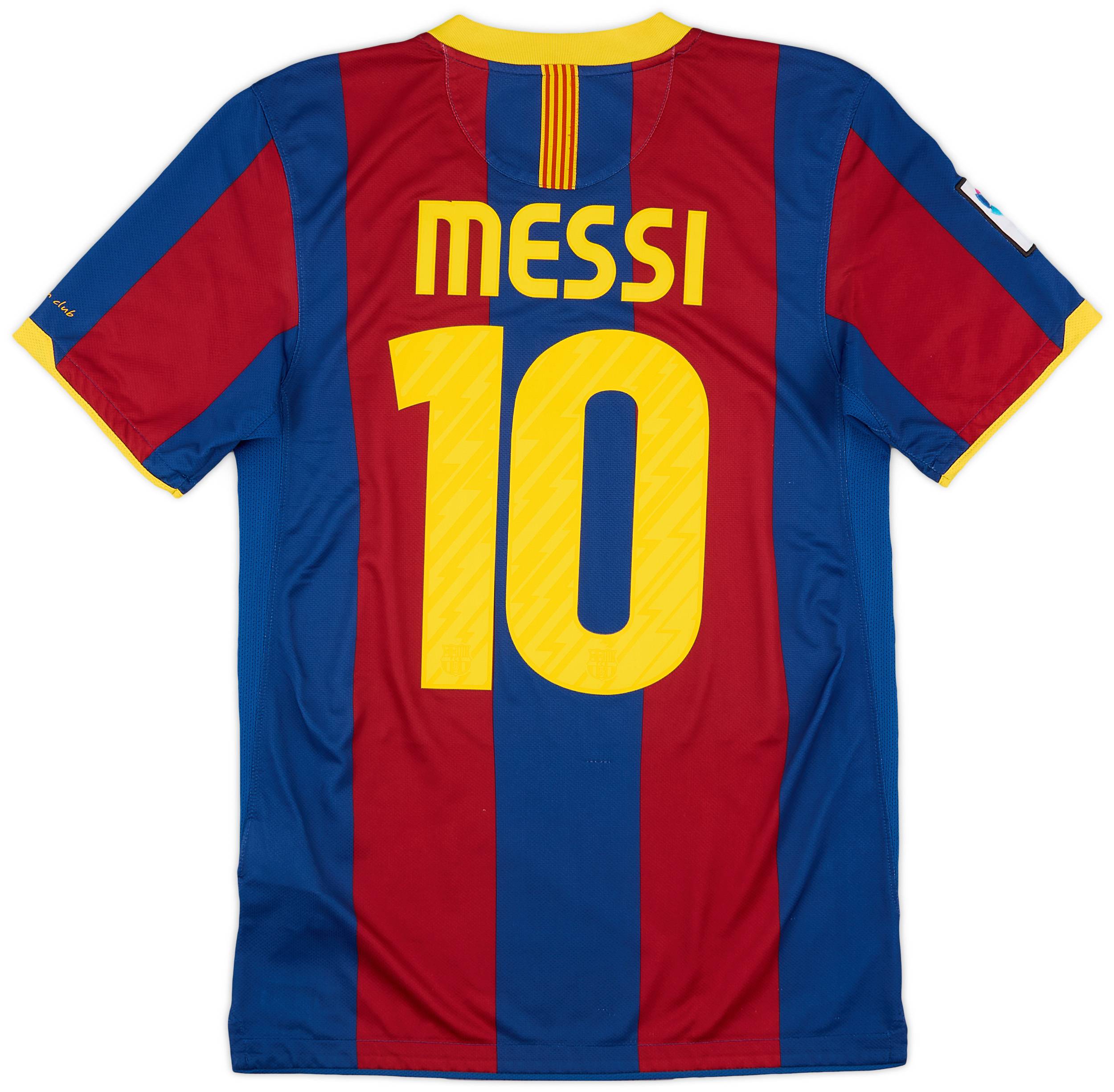 2010-11 Barcelona Home Shirt Messi #10 - 8/10 - (S)