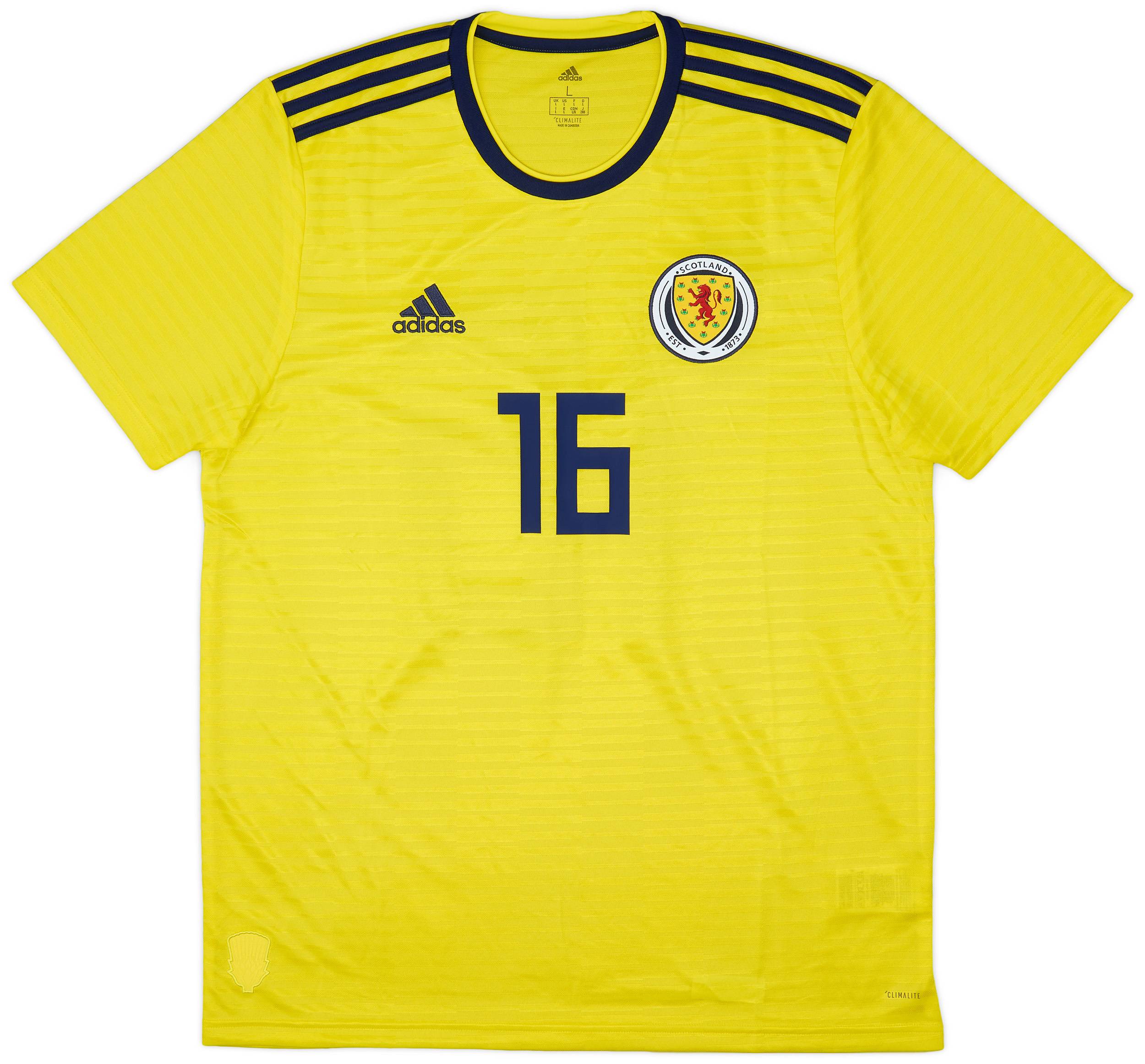 2017-18 Scotland Away Shirt #16 - 9/10 - (L)