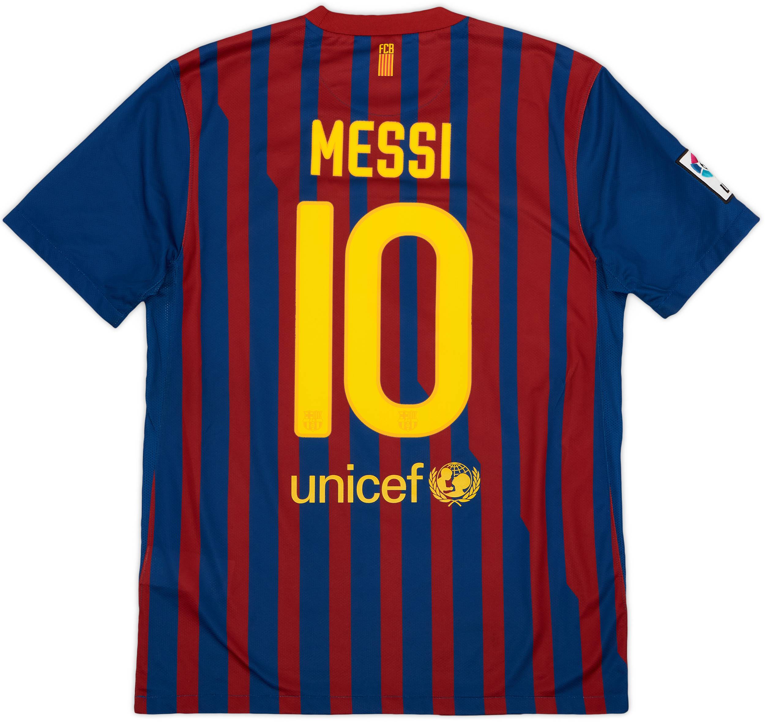 2011-12 Barcelona Home Shirt Messi #10 - 9/10 - (M)