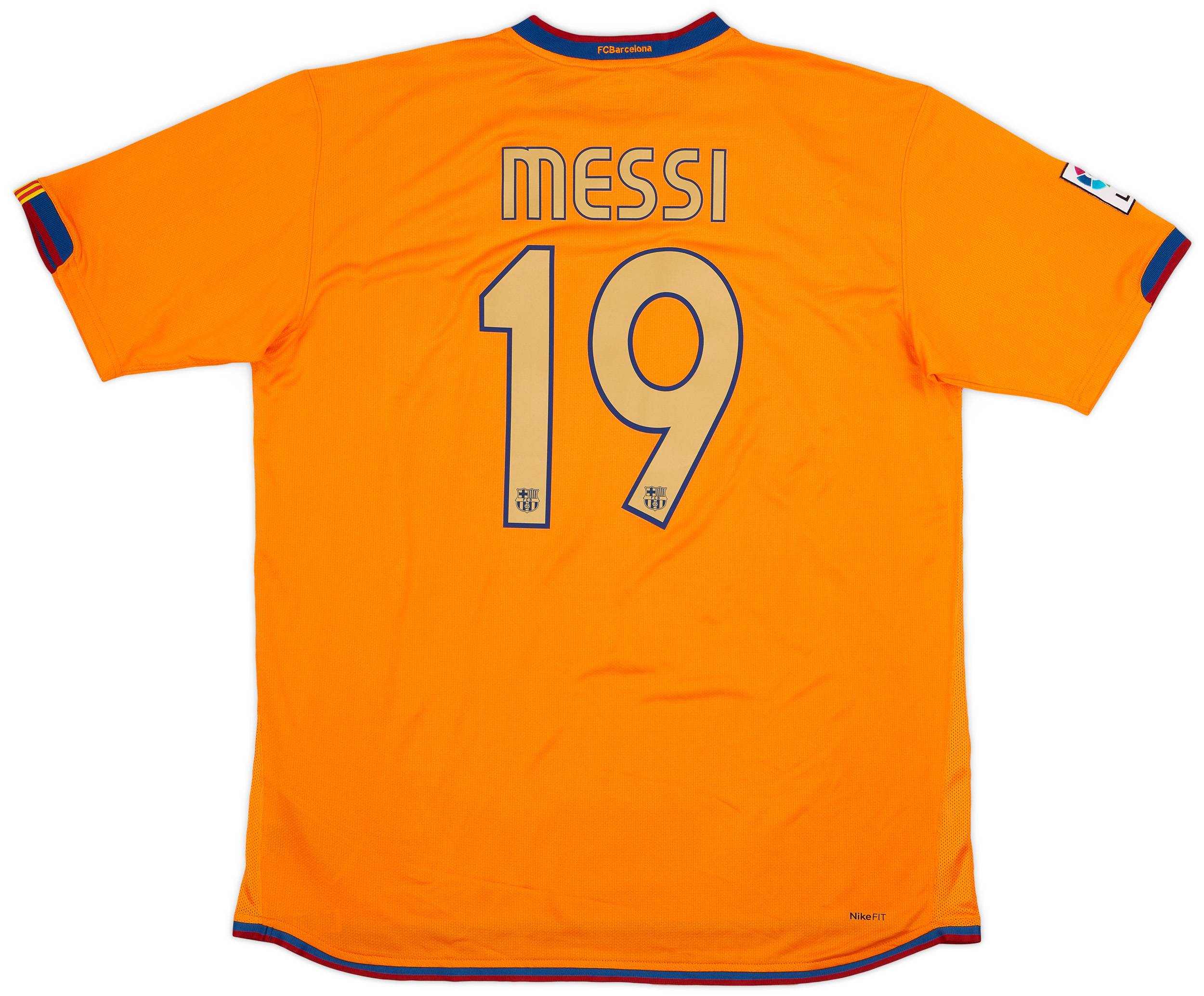 2006-08 Barcelona Away Shirt Messi #19 (XXL)