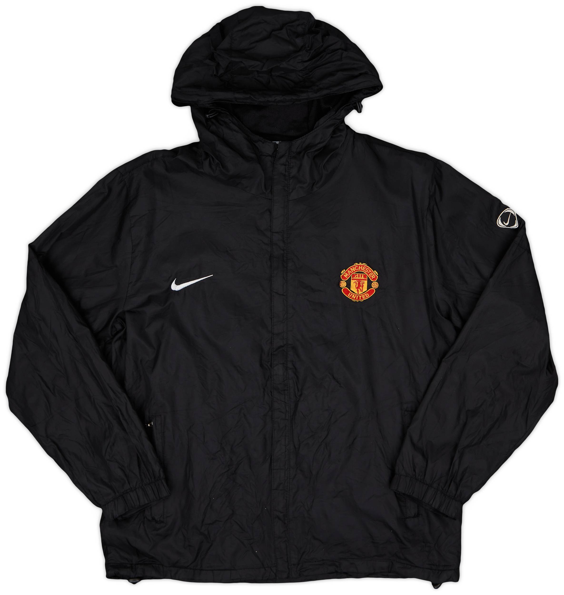 2008-09 Manchester United Nike Hooded Rain Jacket - 9/10 - (S)