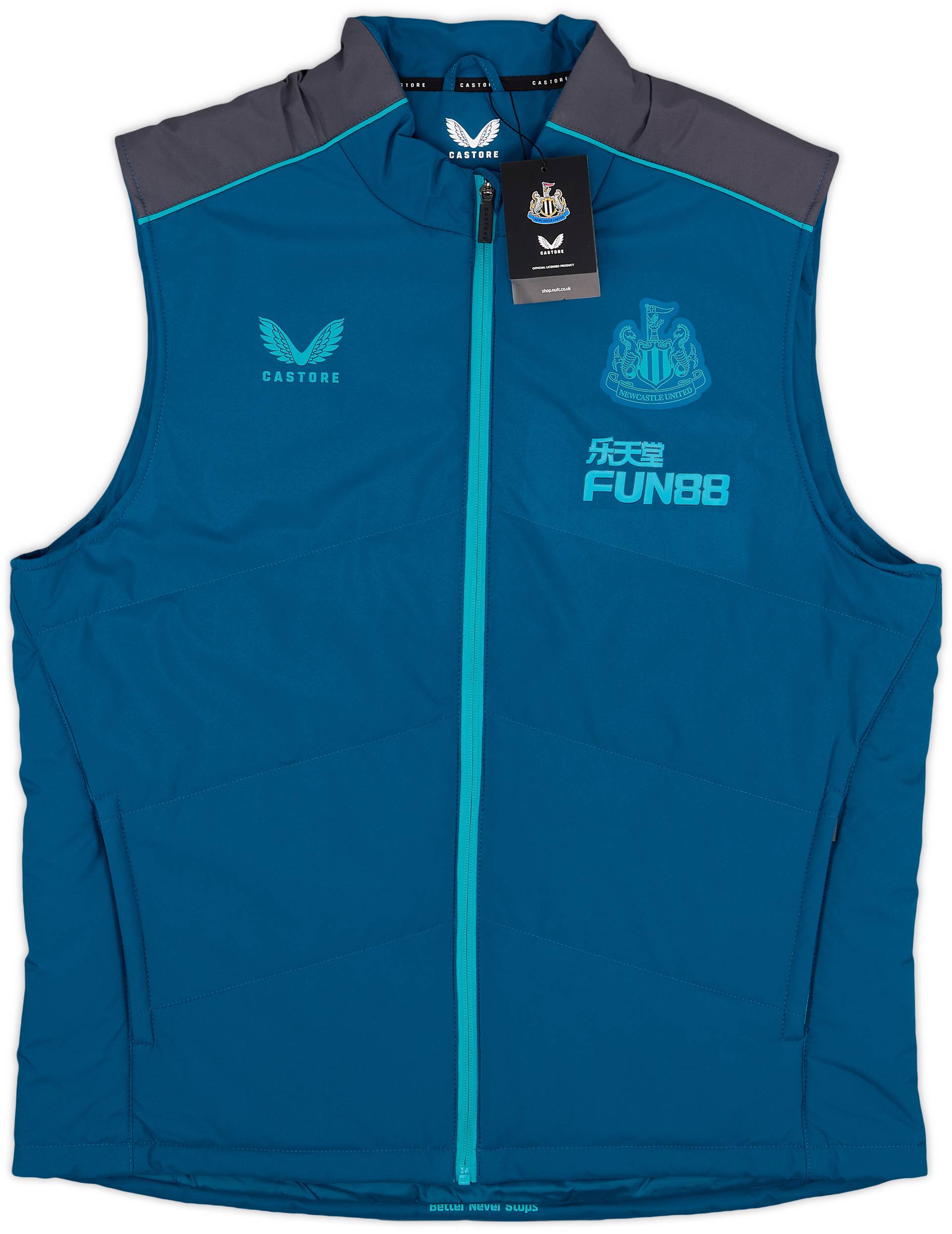 2021-22 Newcastle Castore Training Gilet (S)