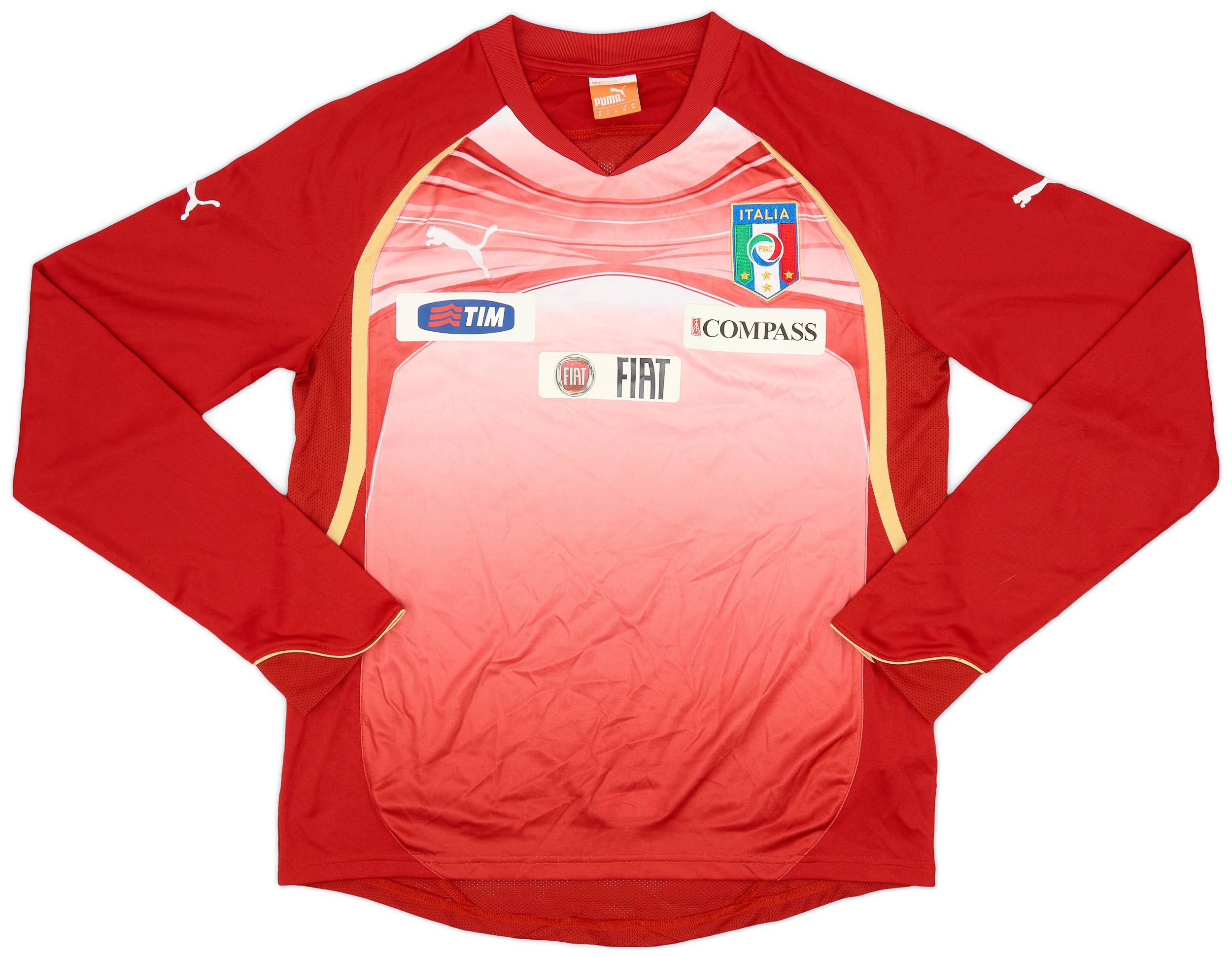 2010-11 Italy Puma Training L/S Shirt - 8/10 - (M)