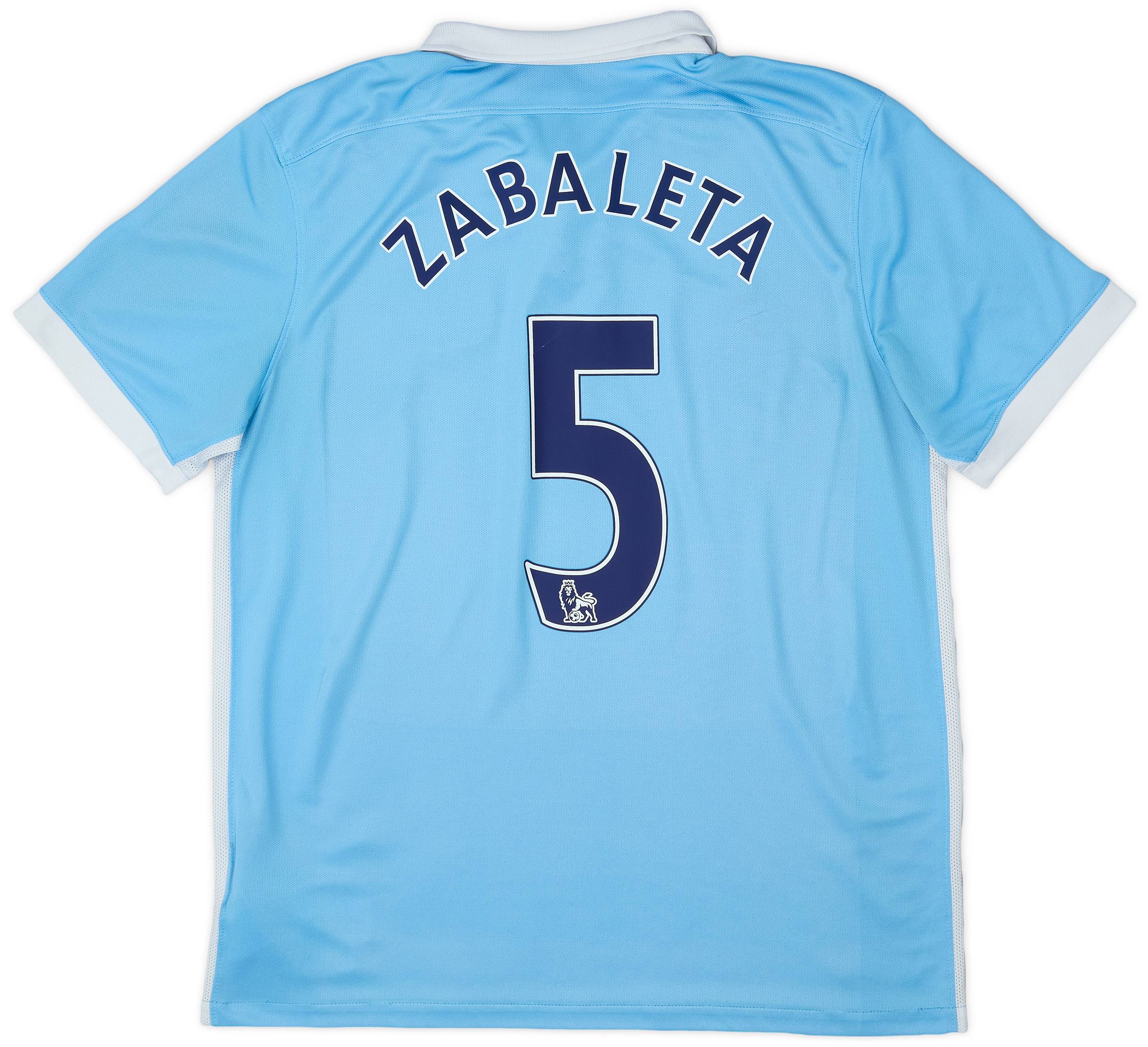 2015-16 Manchester City Home Shirt Zabaleta #5 - 8/10 - (L)