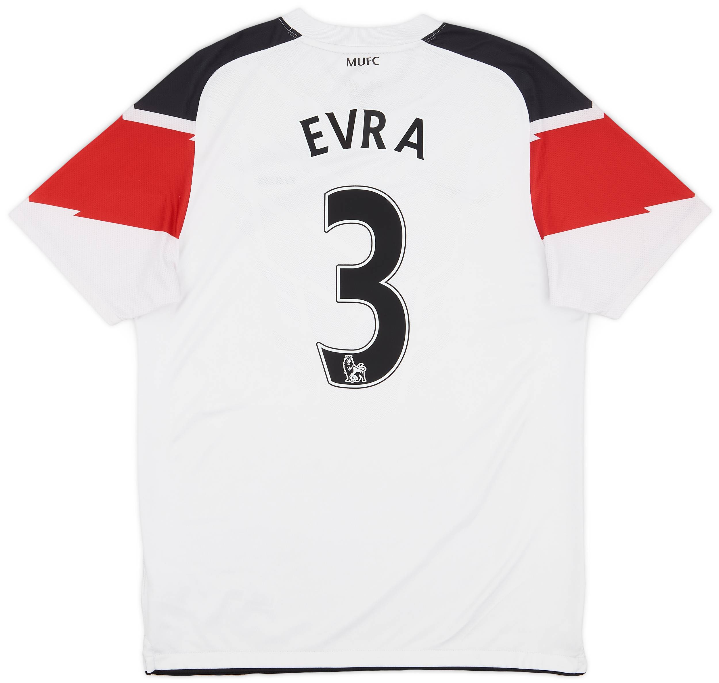 2010-12 Manchester United Away Shirt Evra #3 - 6/10 - (M)