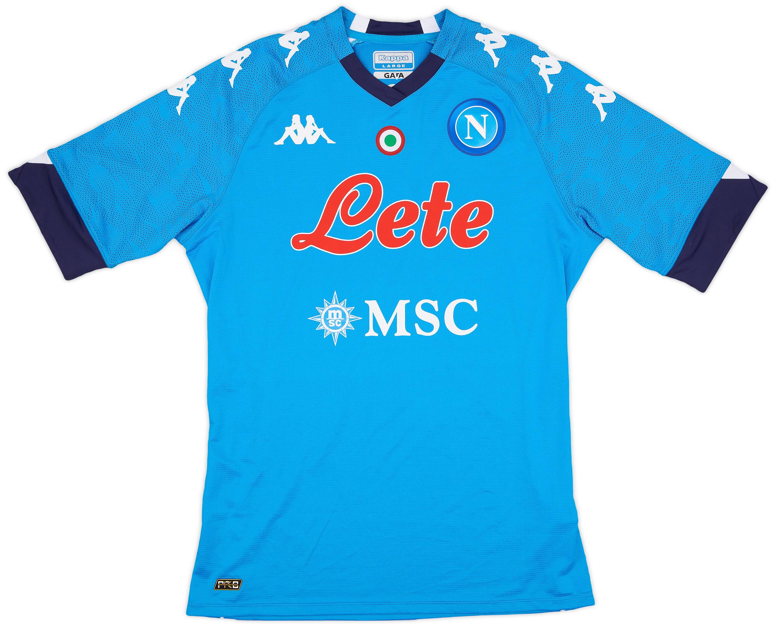 2020-21 Napoli Player Issue Home Shirt - 10/10 - (L)