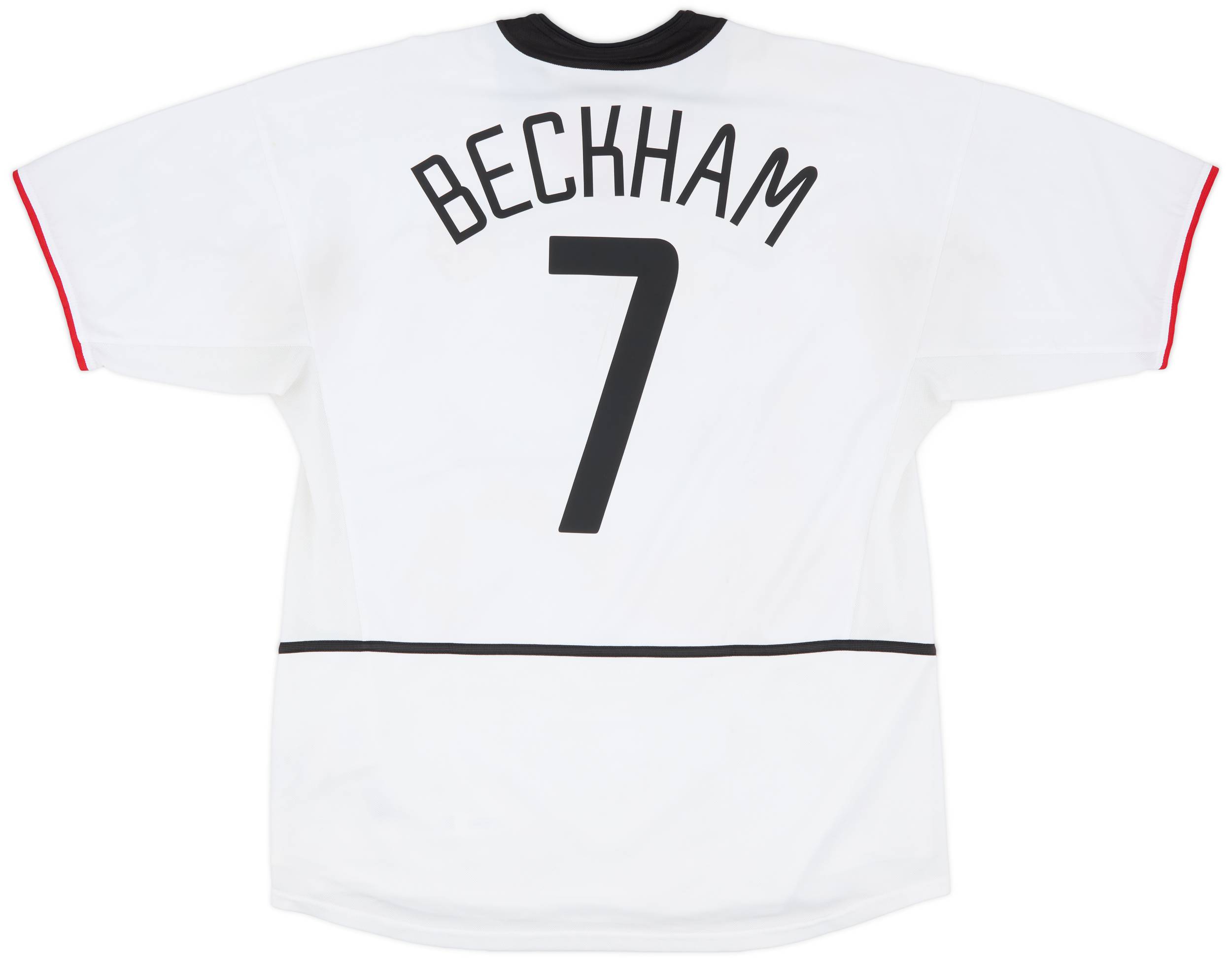 2002-03 Manchester United Away Shirt Beckham #7 - 7/10 - (L)