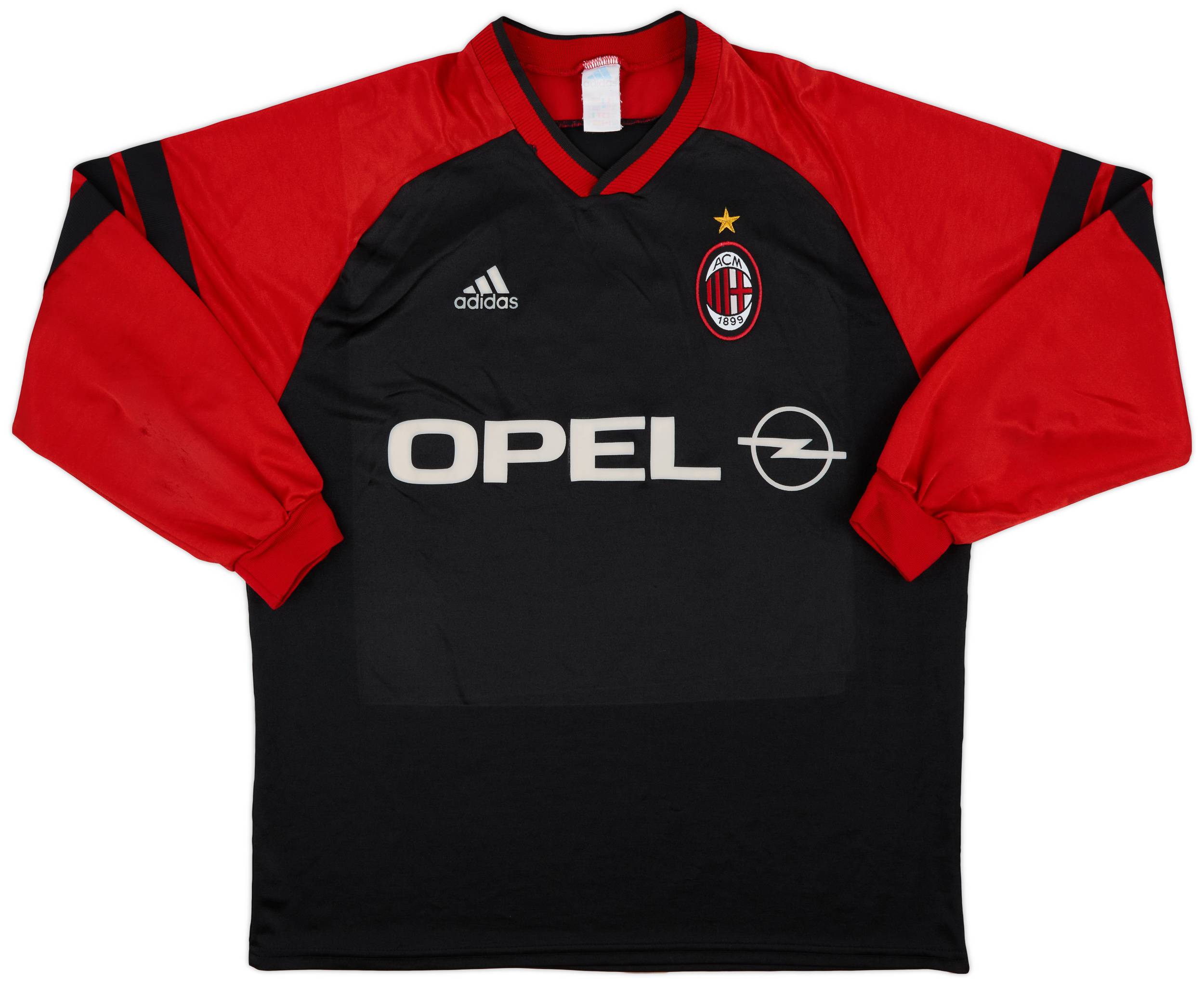 1998-99 AC Milan adidas L/S Training Shirt - 6/10 - (XL)