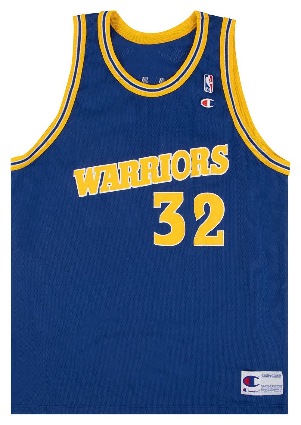 1995-97 Golden State Warriors Smith #32 Champion Jersey (Away) XXL