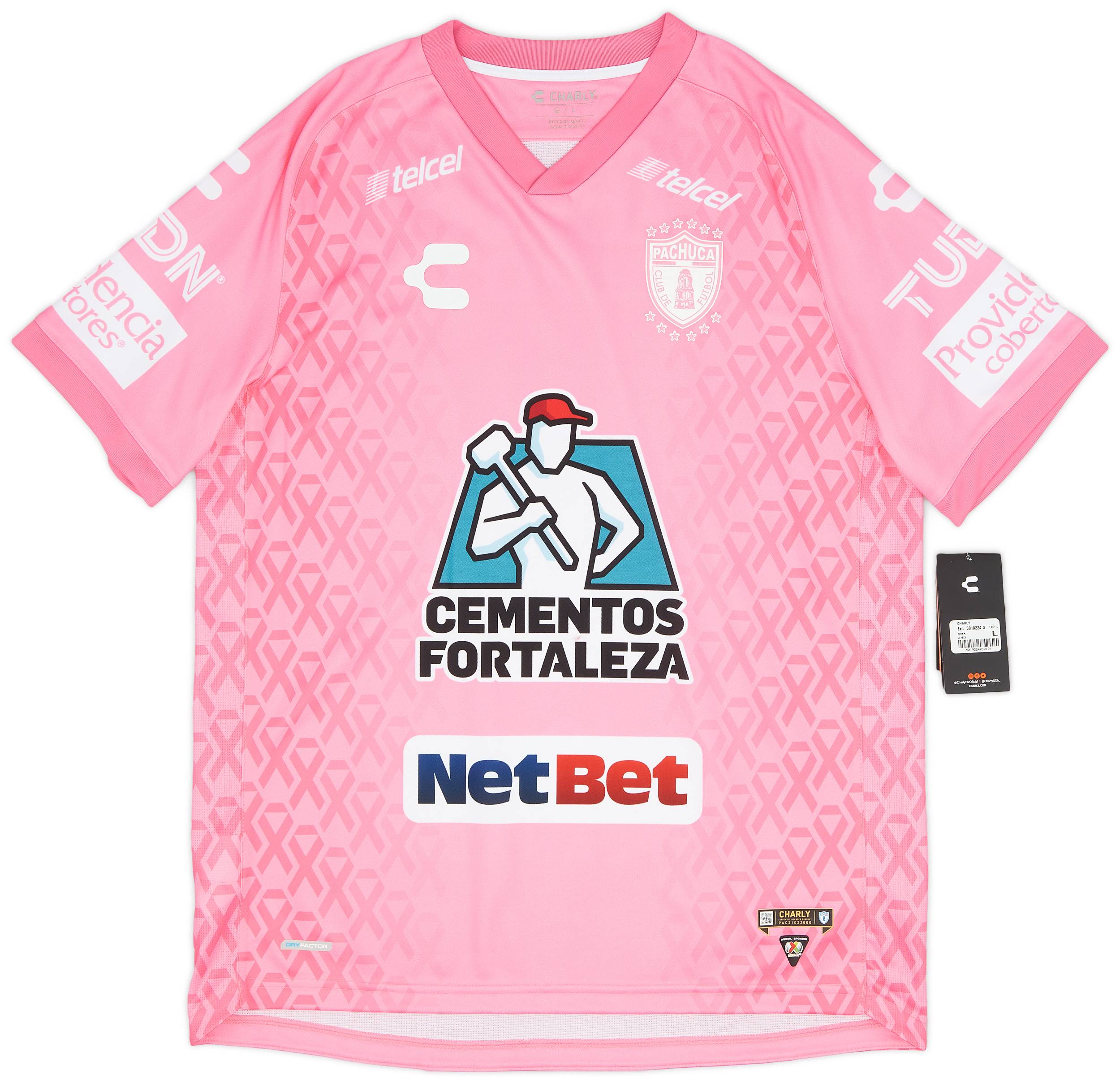 2021 22 Pachuca Pink October Third Shirt
