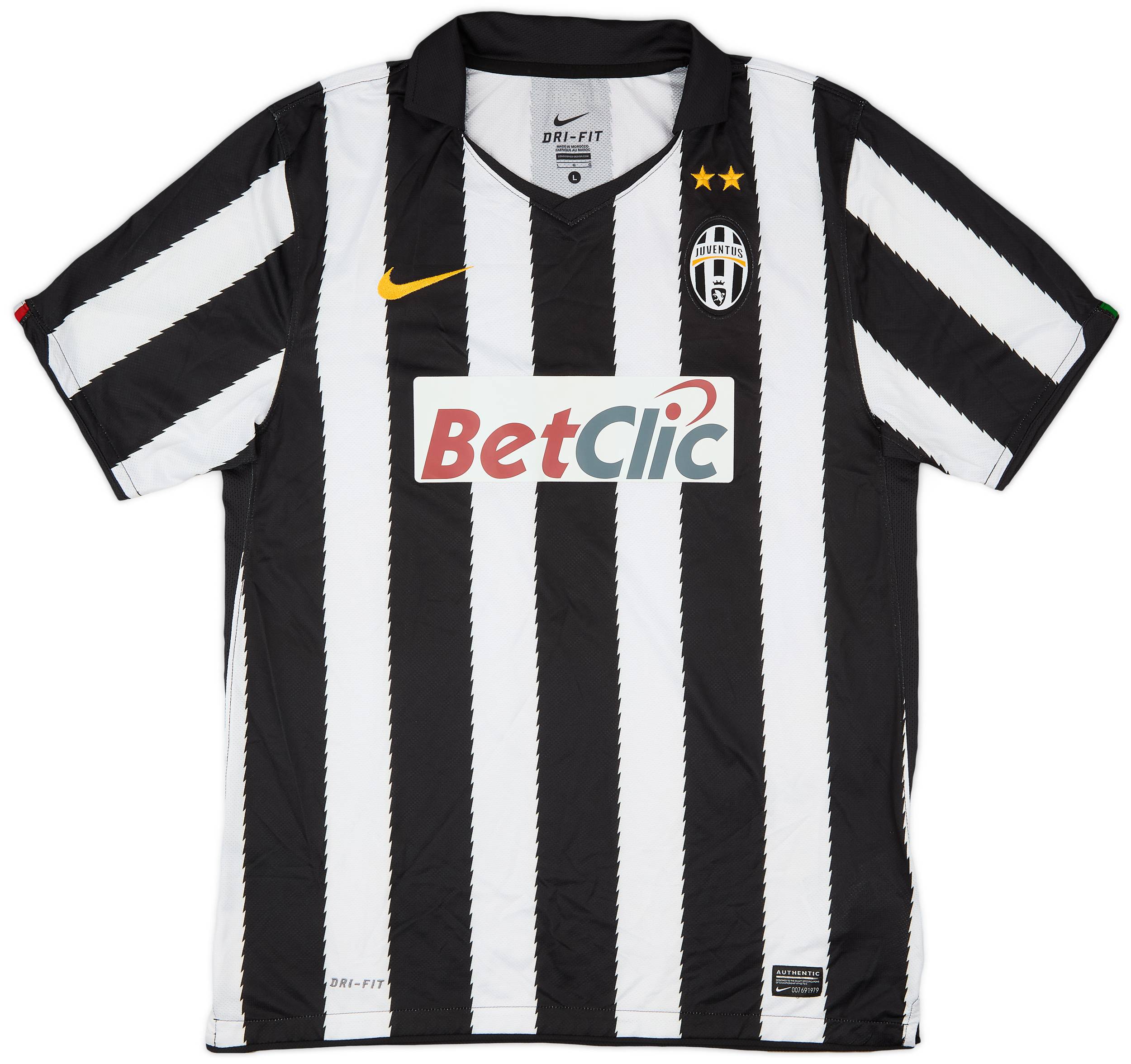 2010-11 Juventus Home Shirt - 8/10 - (L)