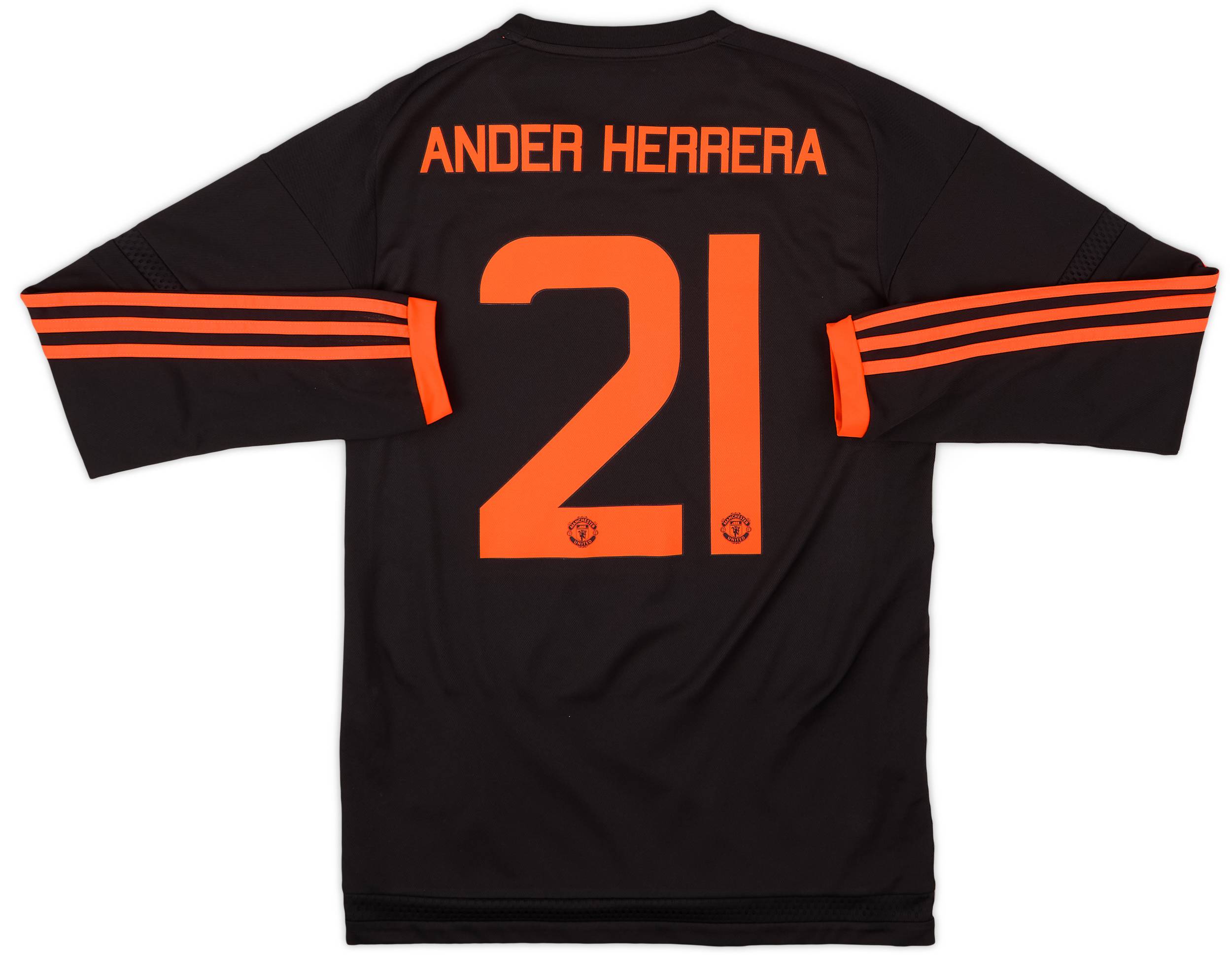 2015-16 Manchester United Third L/S Shirt Ander Herrera #21 - 9/10 - (S)