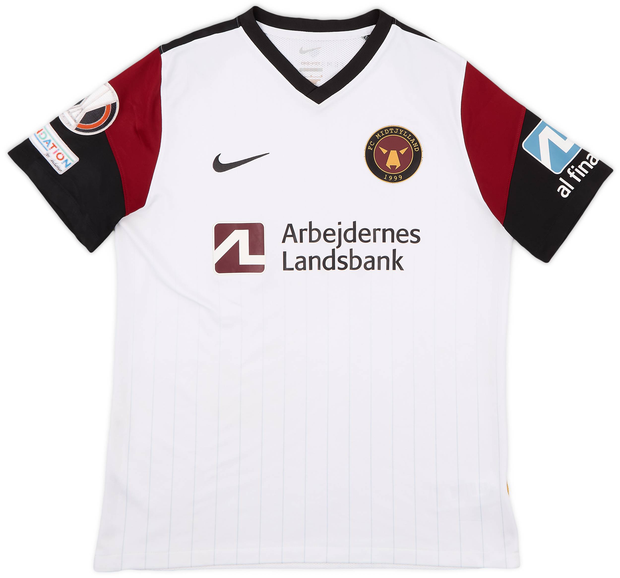 2021-22 FC Midtjylland European Home Shirt - 6/10 - (L)