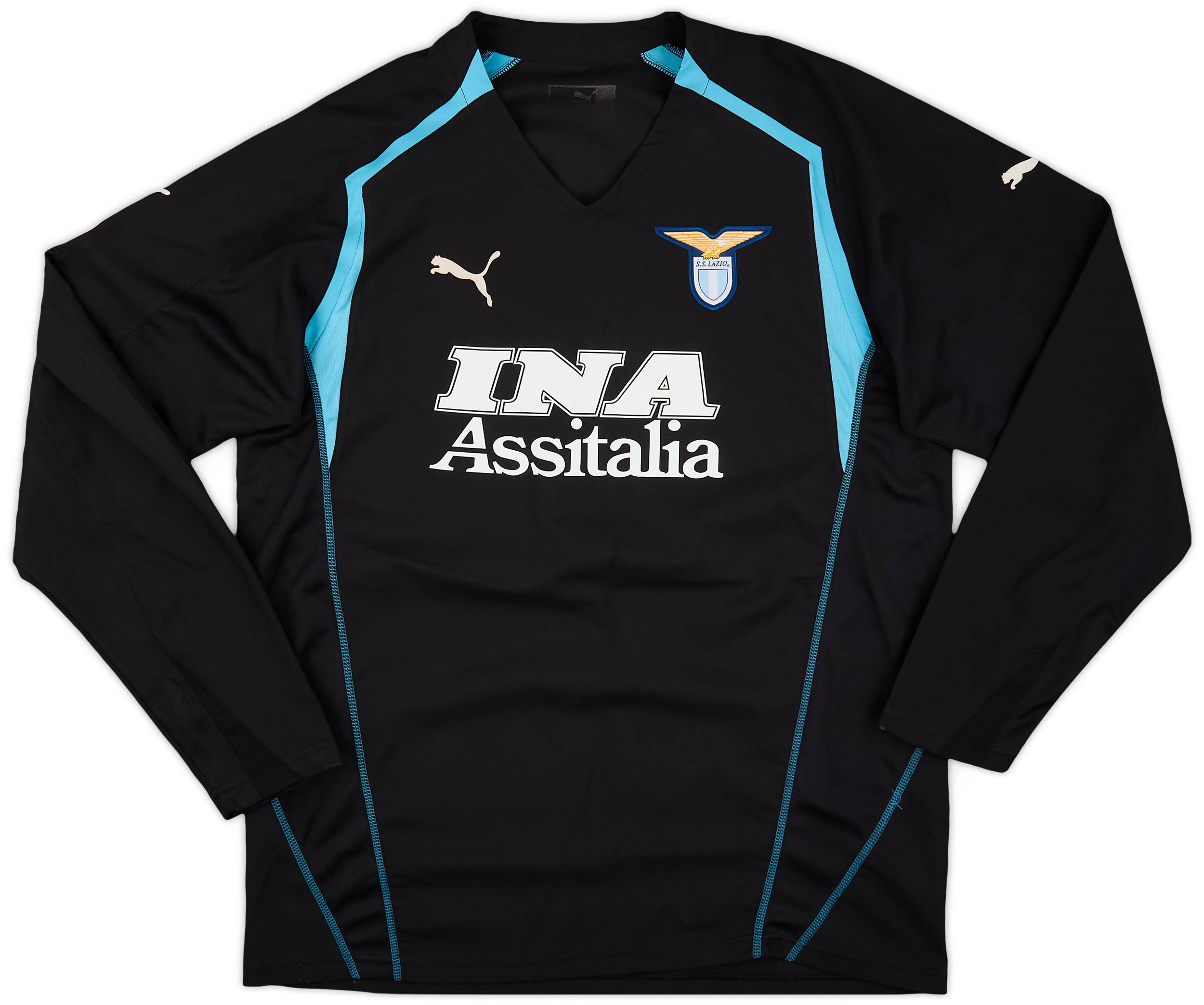 2005-06 Lazio Away L/S Shirt - 6/10 - (XL)