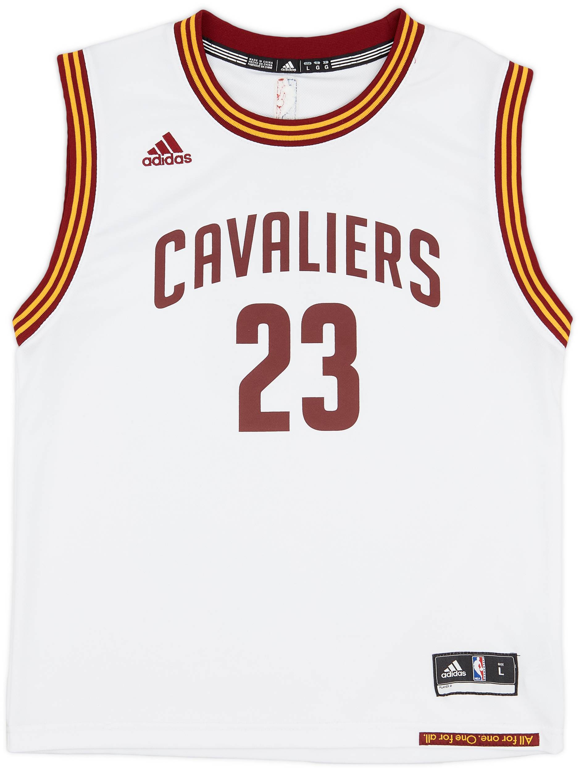 2014-17 Cleveland Cavaliers James #23 adidas Home Jersey - 7/10 - (L.Boys)
