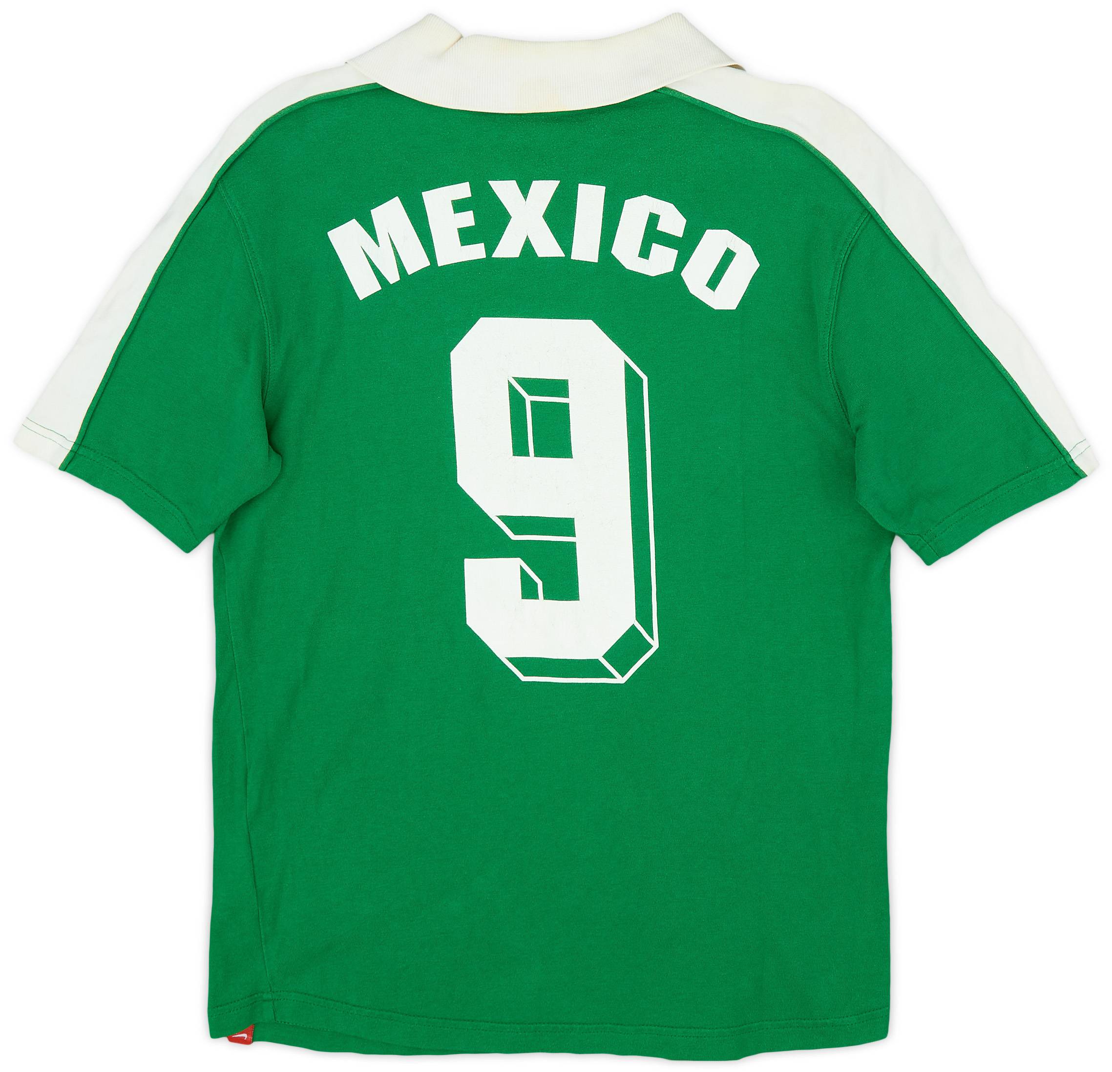 2005-06 Mexico Nike Retro Polo Shirt Mexico #9 - 6/10 - (M)