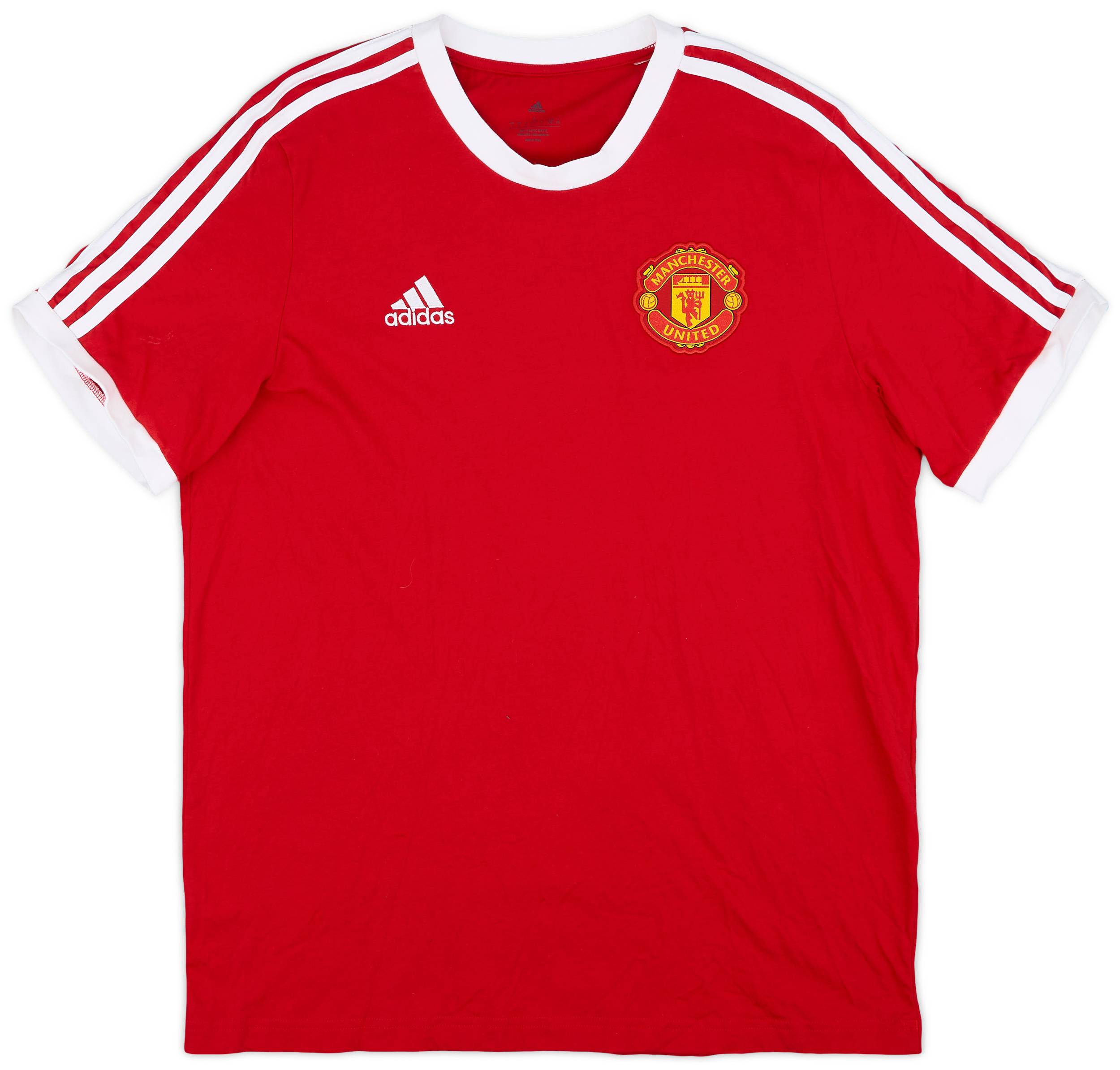 2022-23 Mancheseter United adidas DNA Cotton Tee - 10/10 - (L)