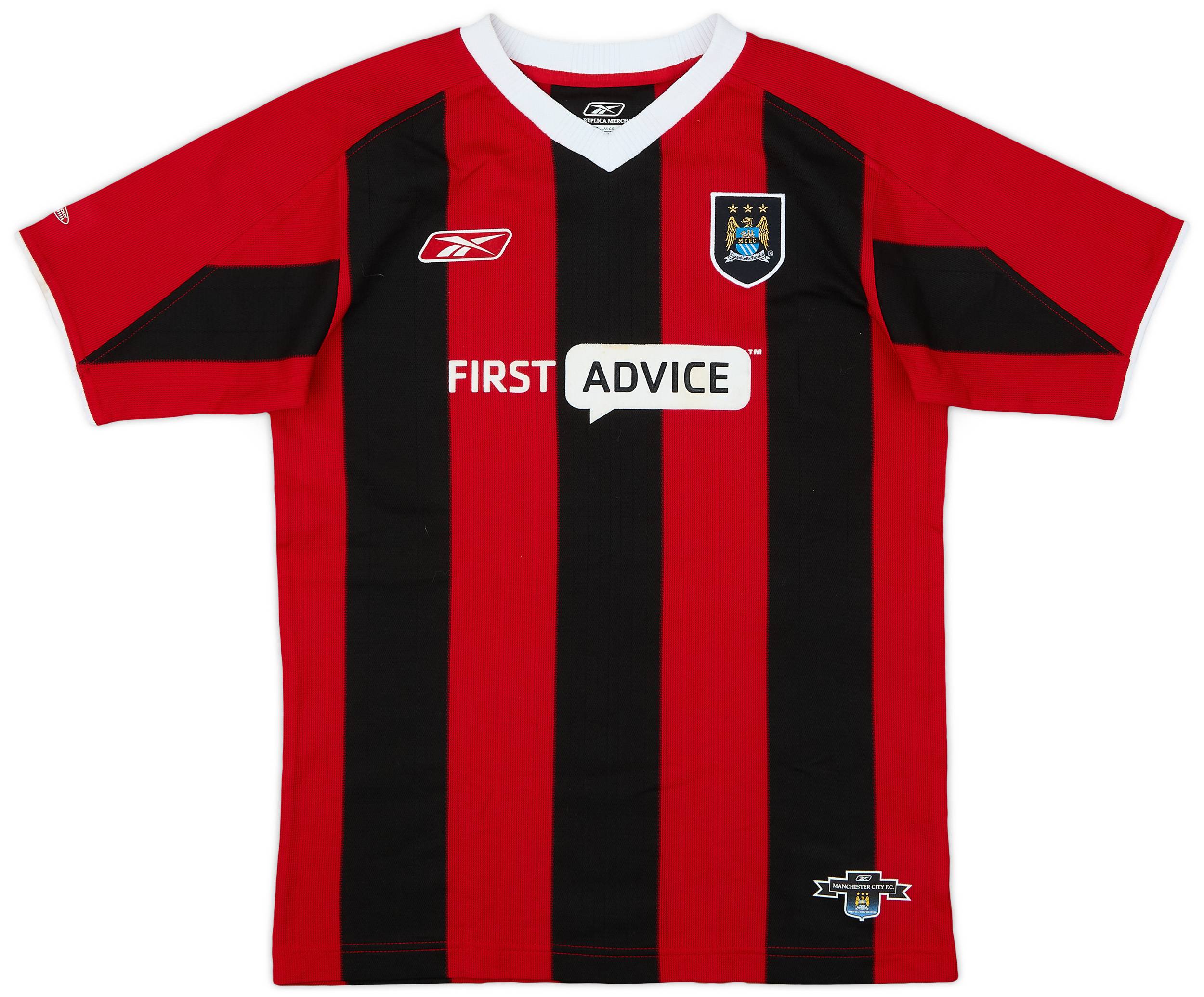 2003-04 Manchester City Away Shirt - 8/10 - (L.Boys)