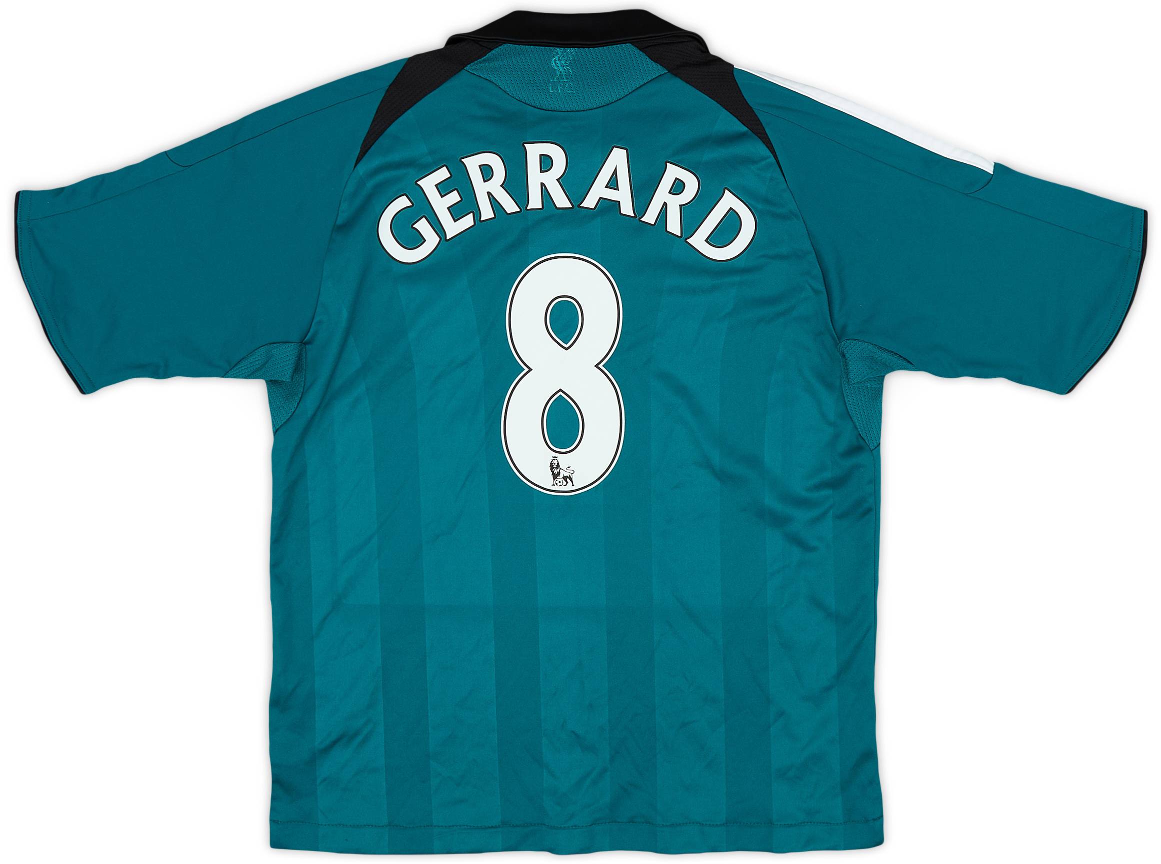 2008-09 Liverpool Third Shirt Gerrard #8 - 9/10 - (S.Boys)