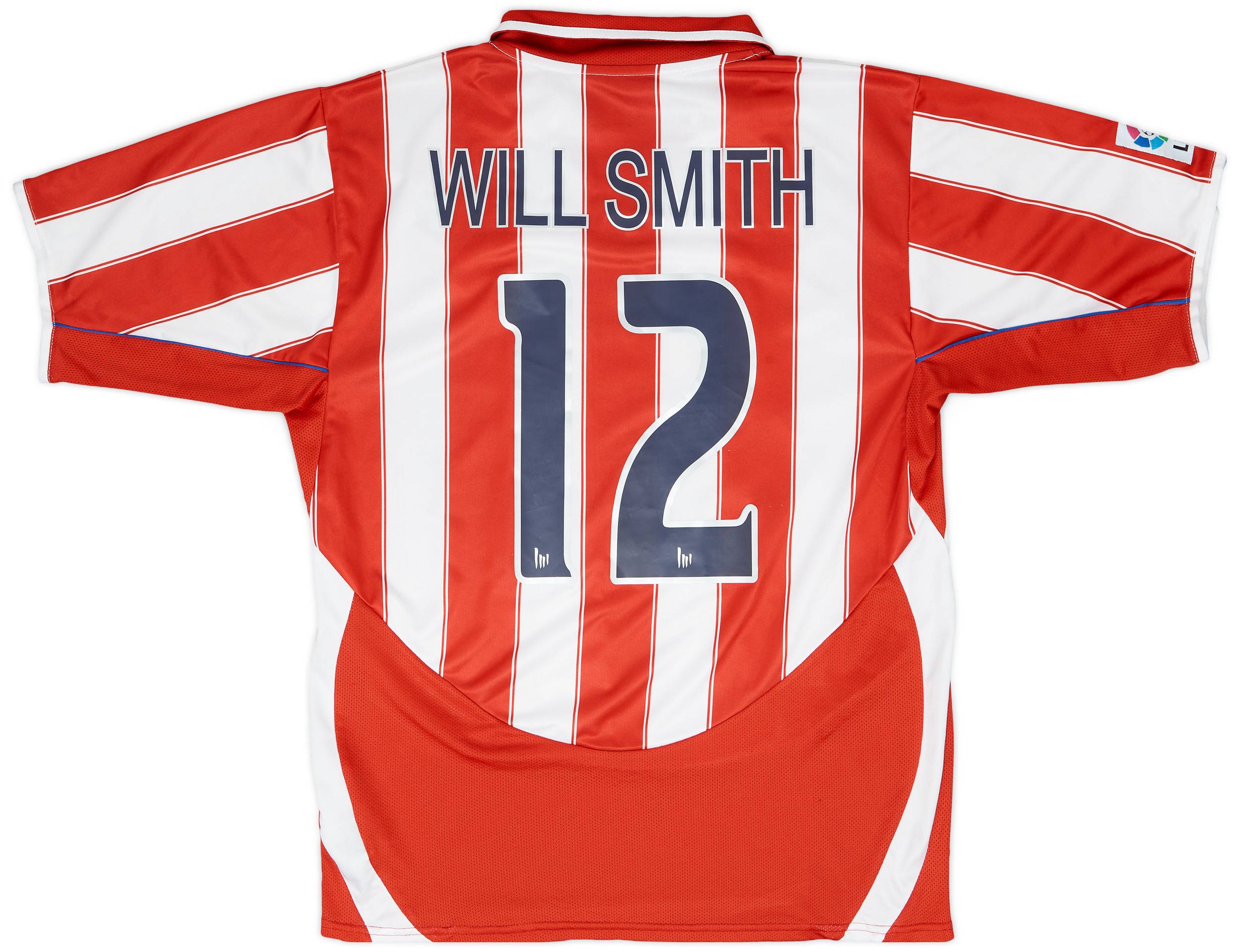 2003-04 Atletico Madrid Home Shirt Will Smith #12 - 9/10 - (L)