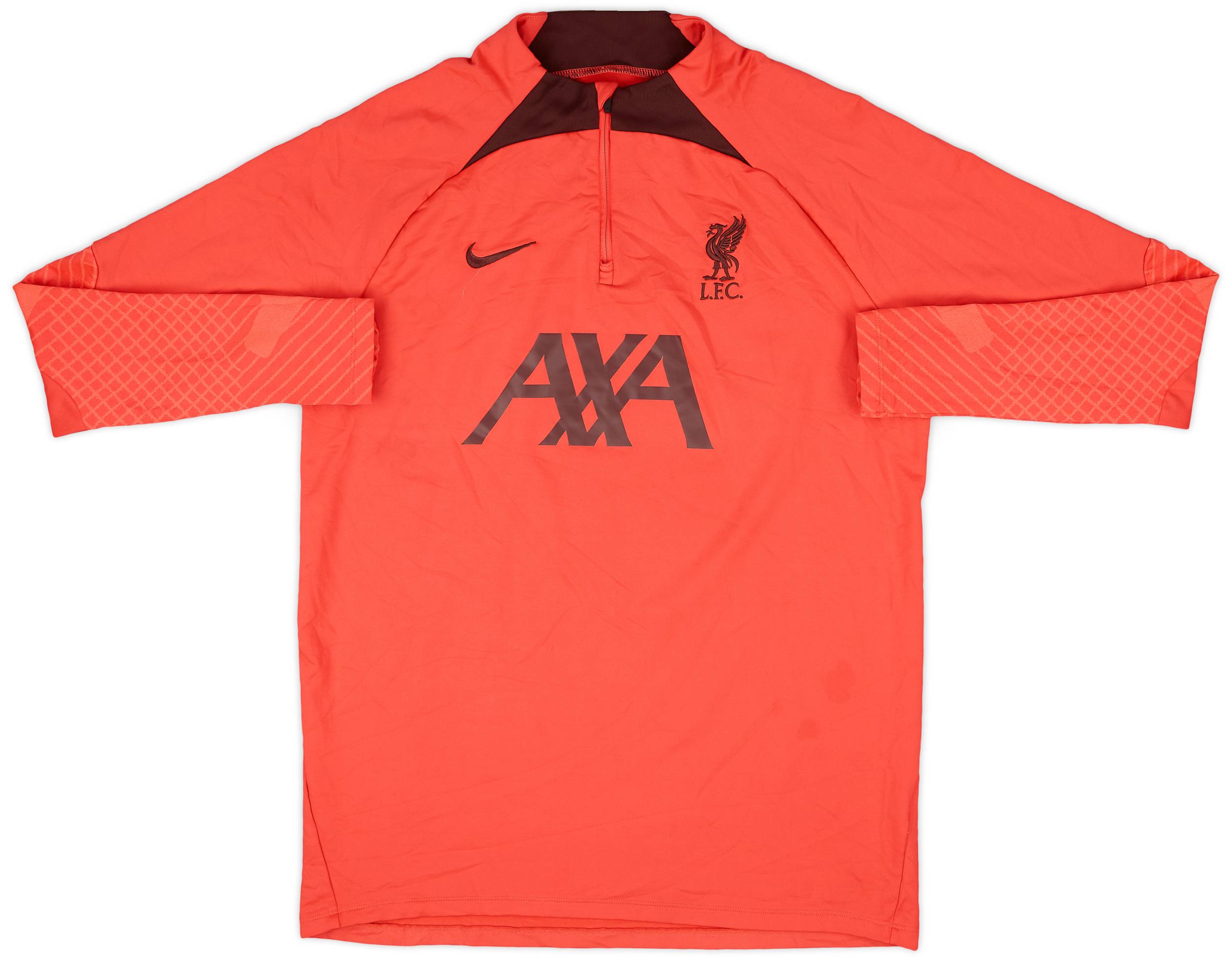 2022-23 Liverpool Nike 1/4 Zip Training Top - 8/10 - (L)